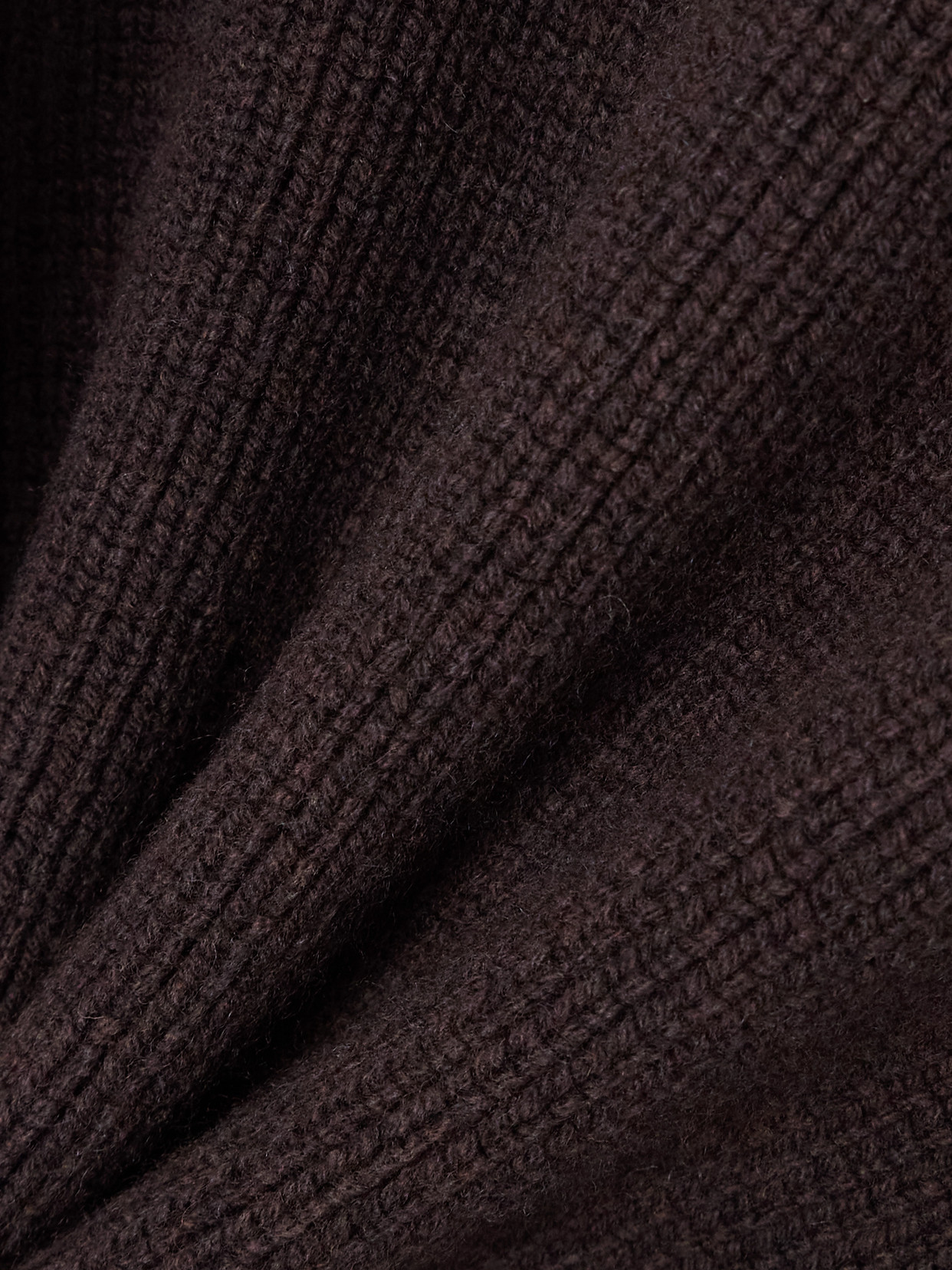 Rohe Sculptural Compact-knit Sweater In Brown