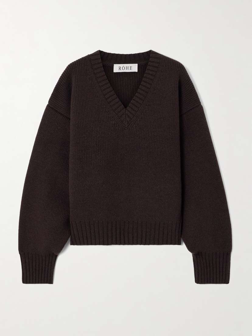 RÓHE Oversized Ribbed Wool Sweater