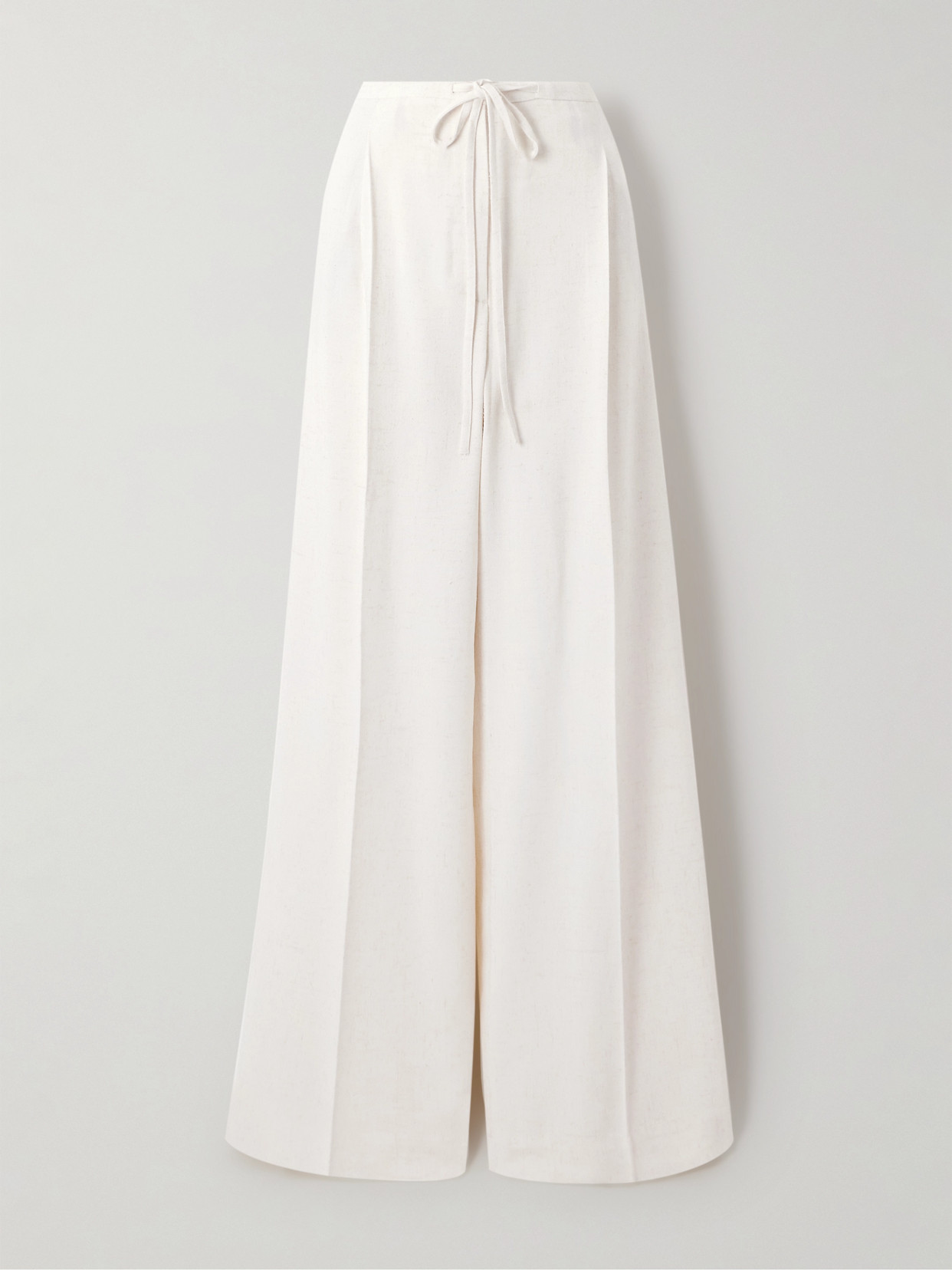 Rohe Dupioni Wide-leg Pants In White