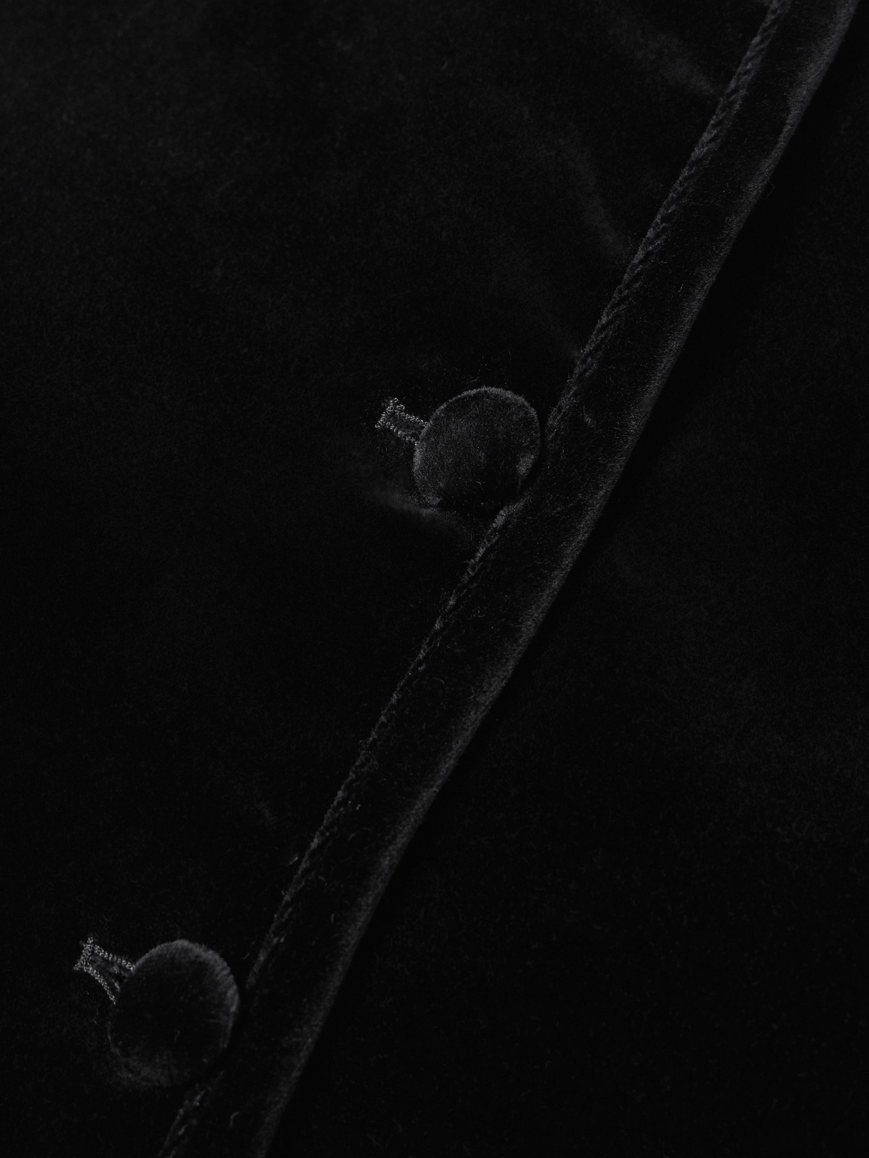 Liberowe Cotton-velvet Jacket In Black
