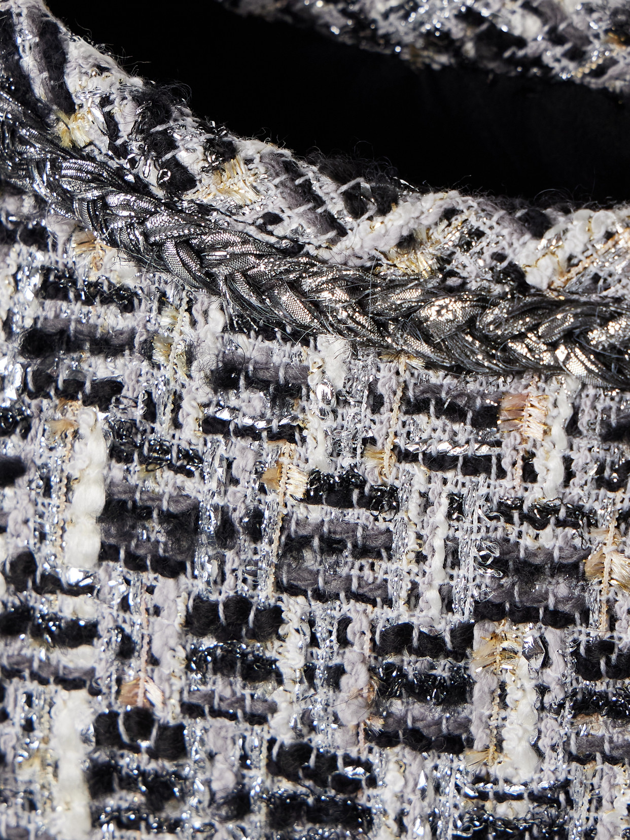 Liberowe Moorgate Metallic Cotton-tweed Mini Dress In Silver