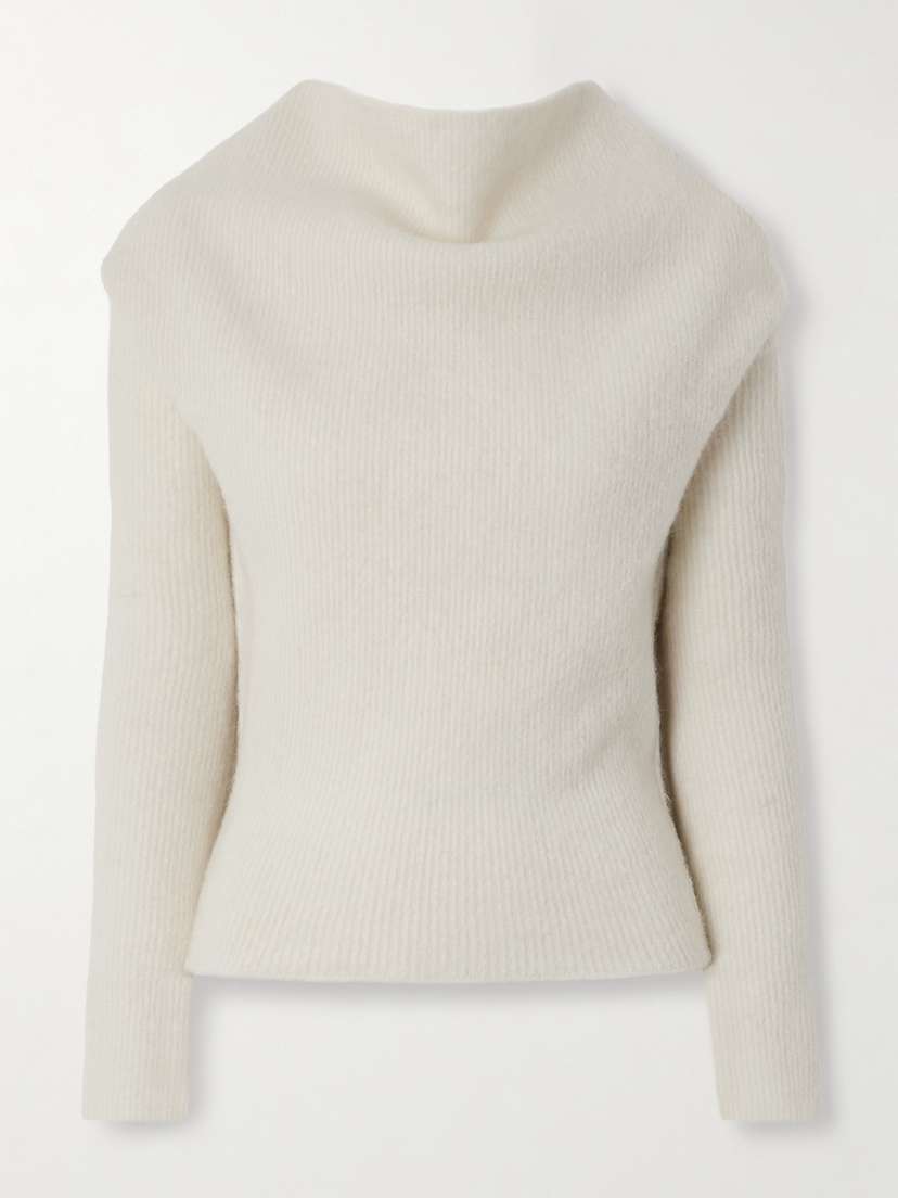 Rick Owens Woven Turtleneck Sweater