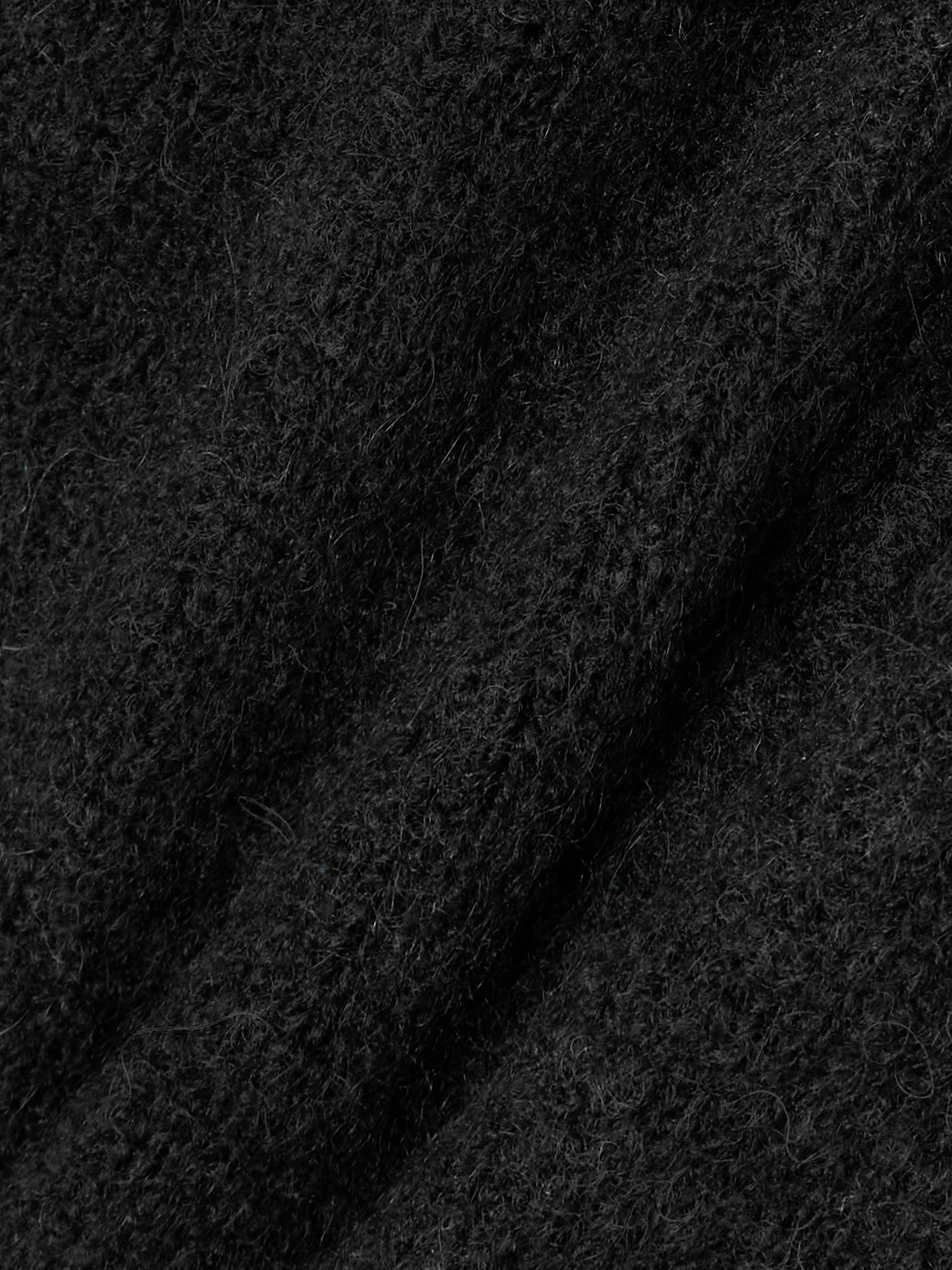 Rick Owens Maglia Knitted Turtleneck Top In Black