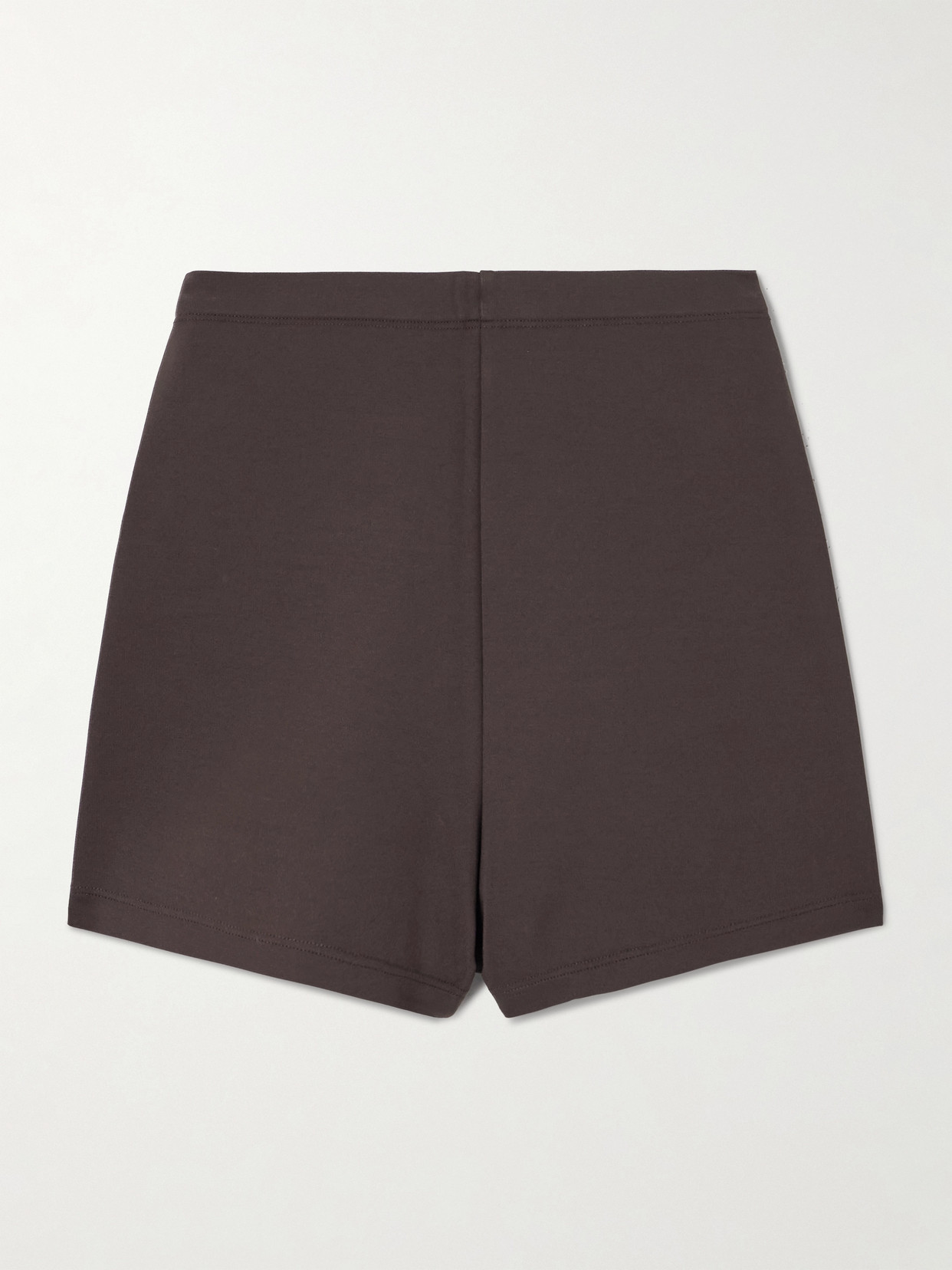 Rick Owens Dirt Bolan Stretch-jersey Shorts In Brown