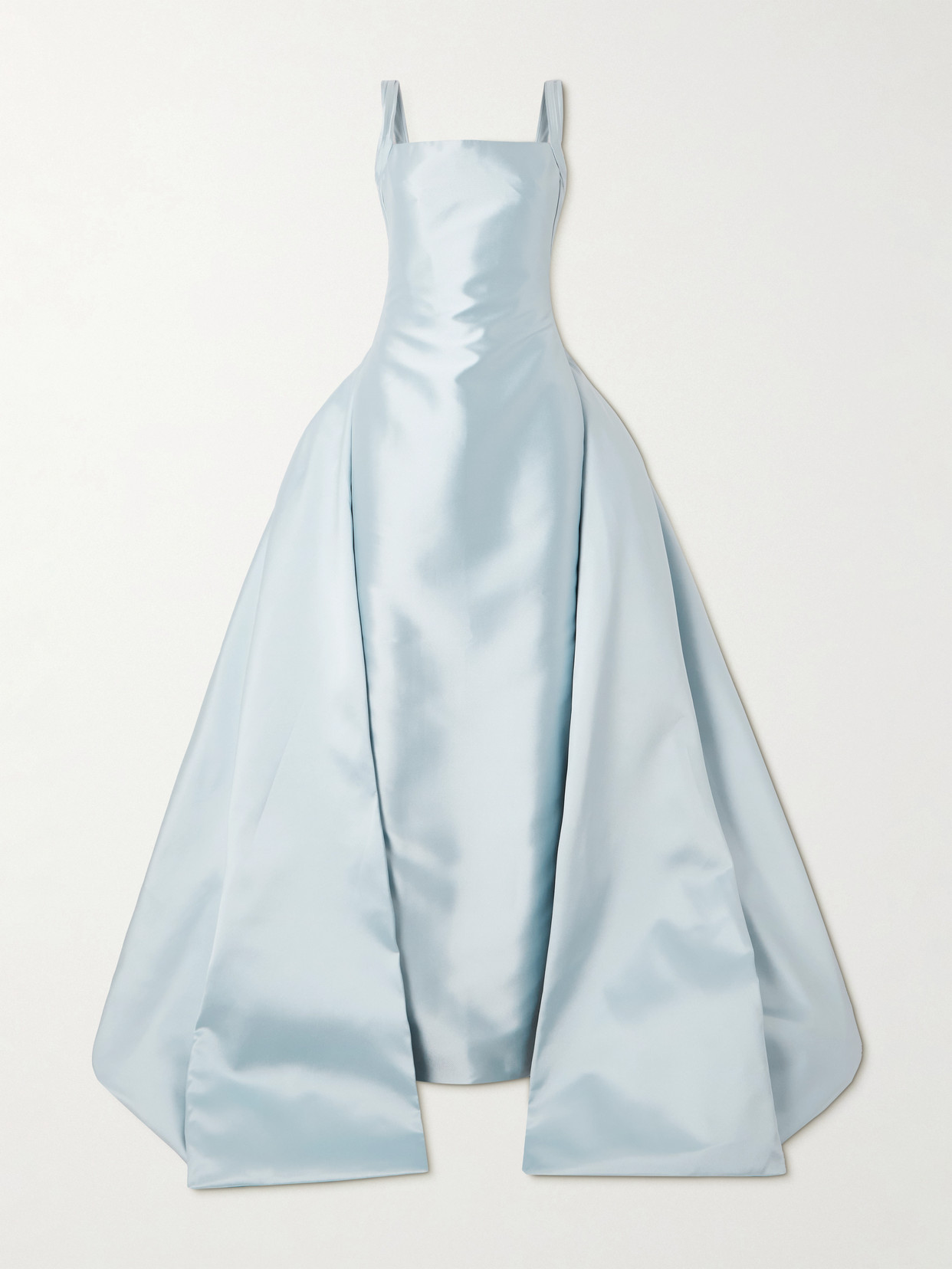 Marmar Halim Faille Gown In Blue