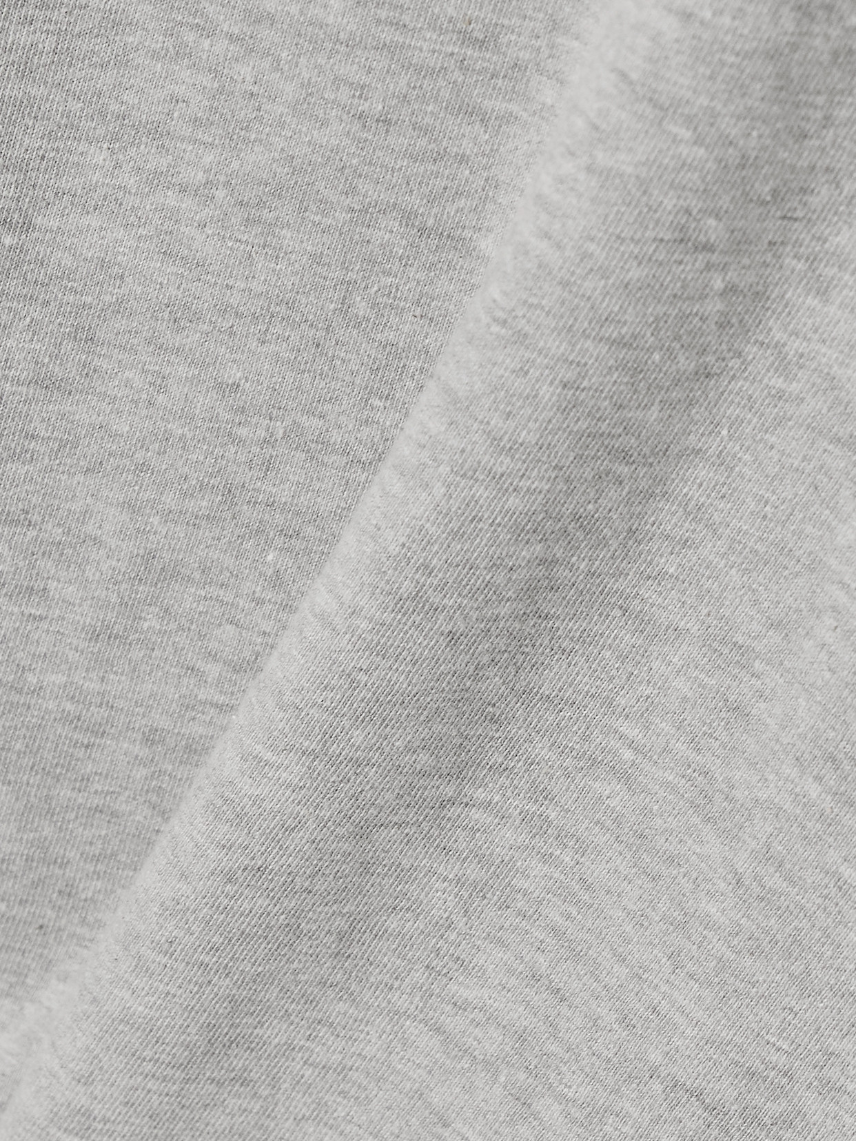 Re/done + Hanes Classic Cotton-jersey T-shirt In Gray