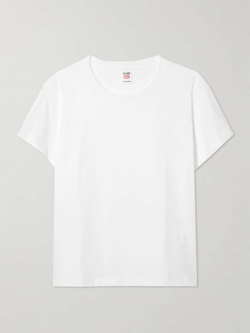 RE/DONE Classic Cotton-jersey T-shirt