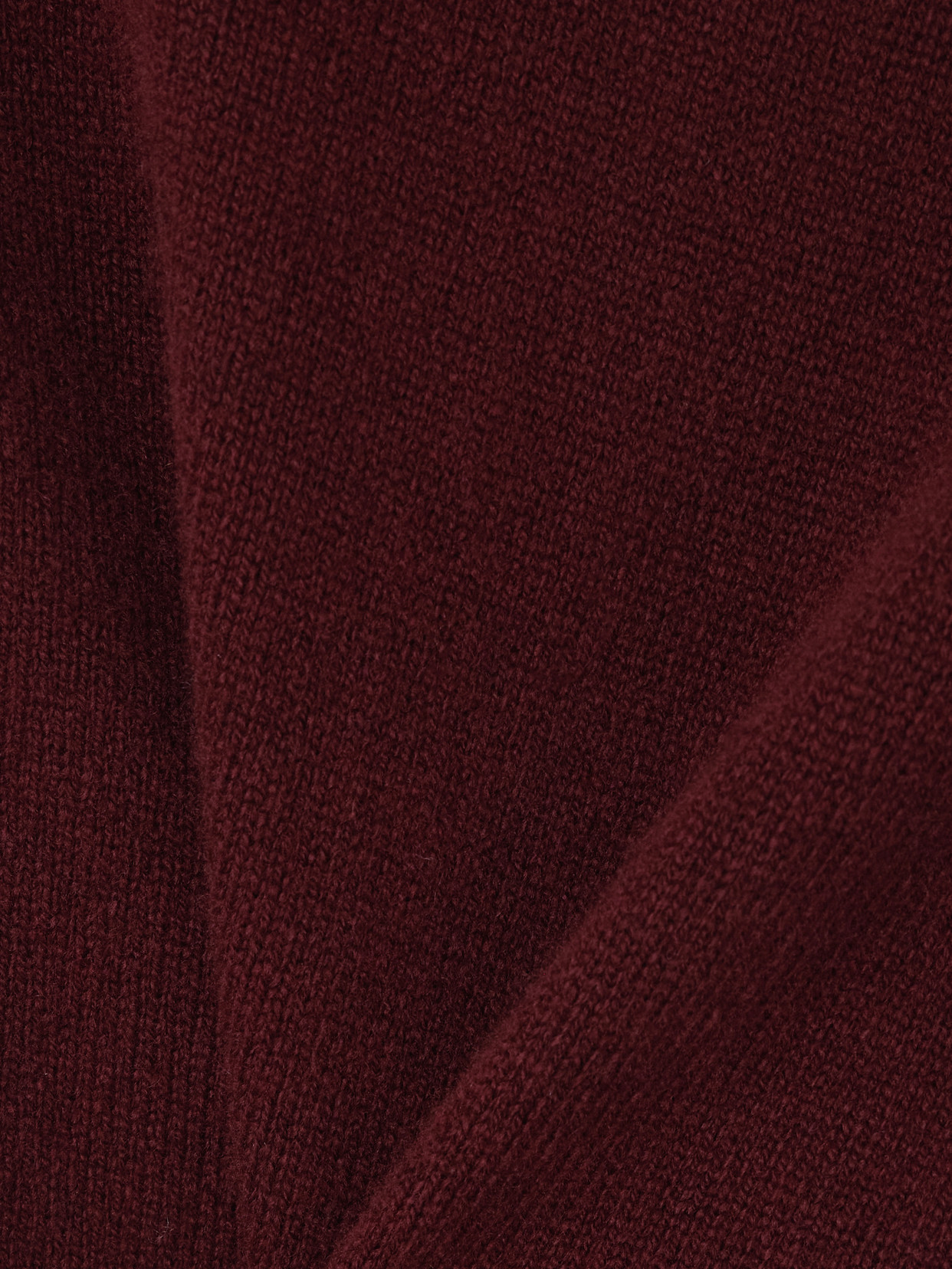And-daughter Wicklow Wool T-shirt In Burgundy