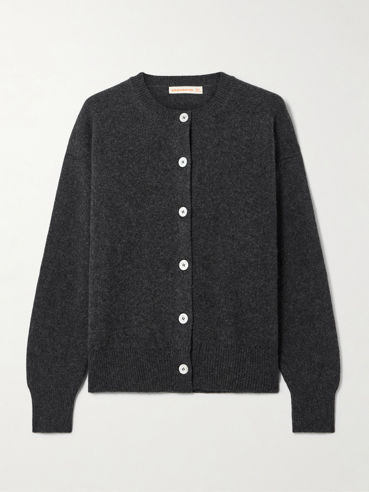 &Daughter - Wool Cardigan - Dark gray