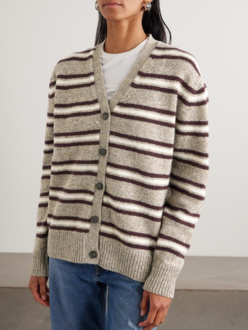 &DAUGHTER Striped wool cardigan