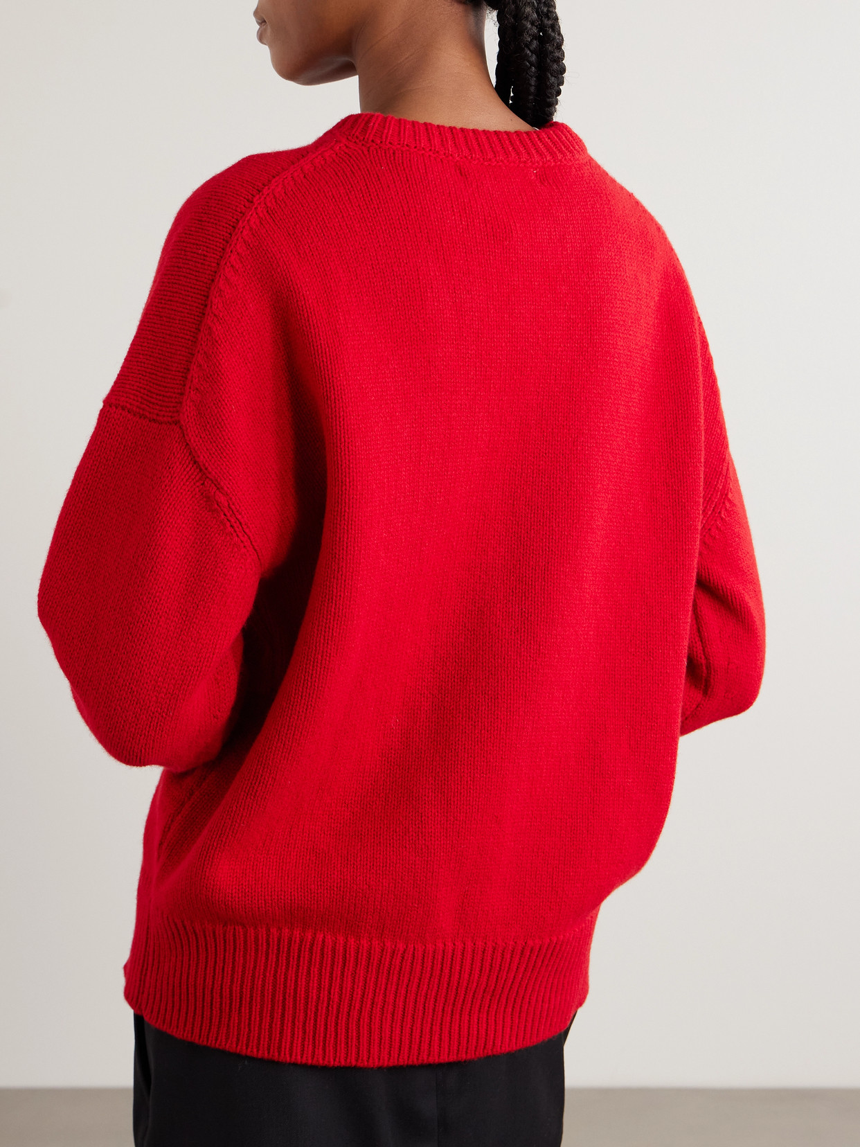 And-daughter Balla Wool Sweater In Red
