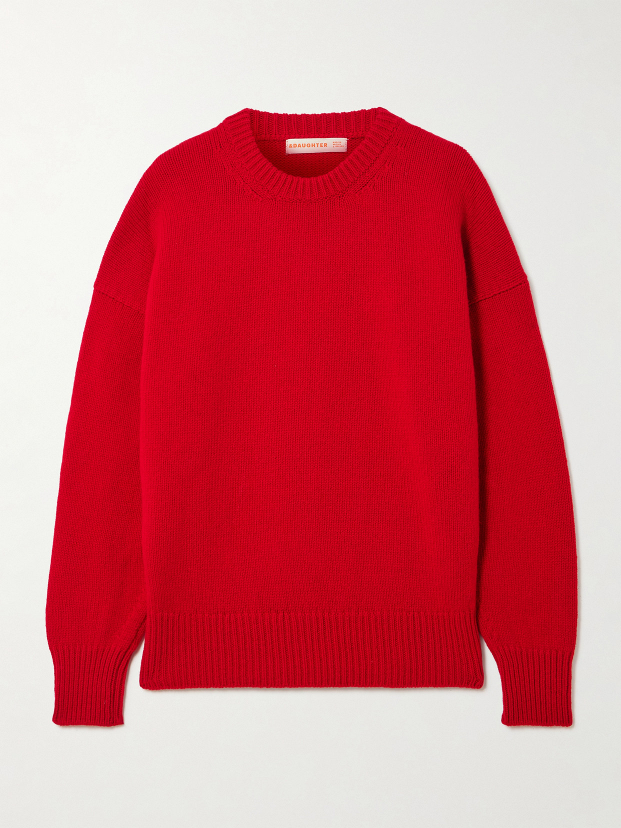And-daughter Balla Wool Sweater In Red