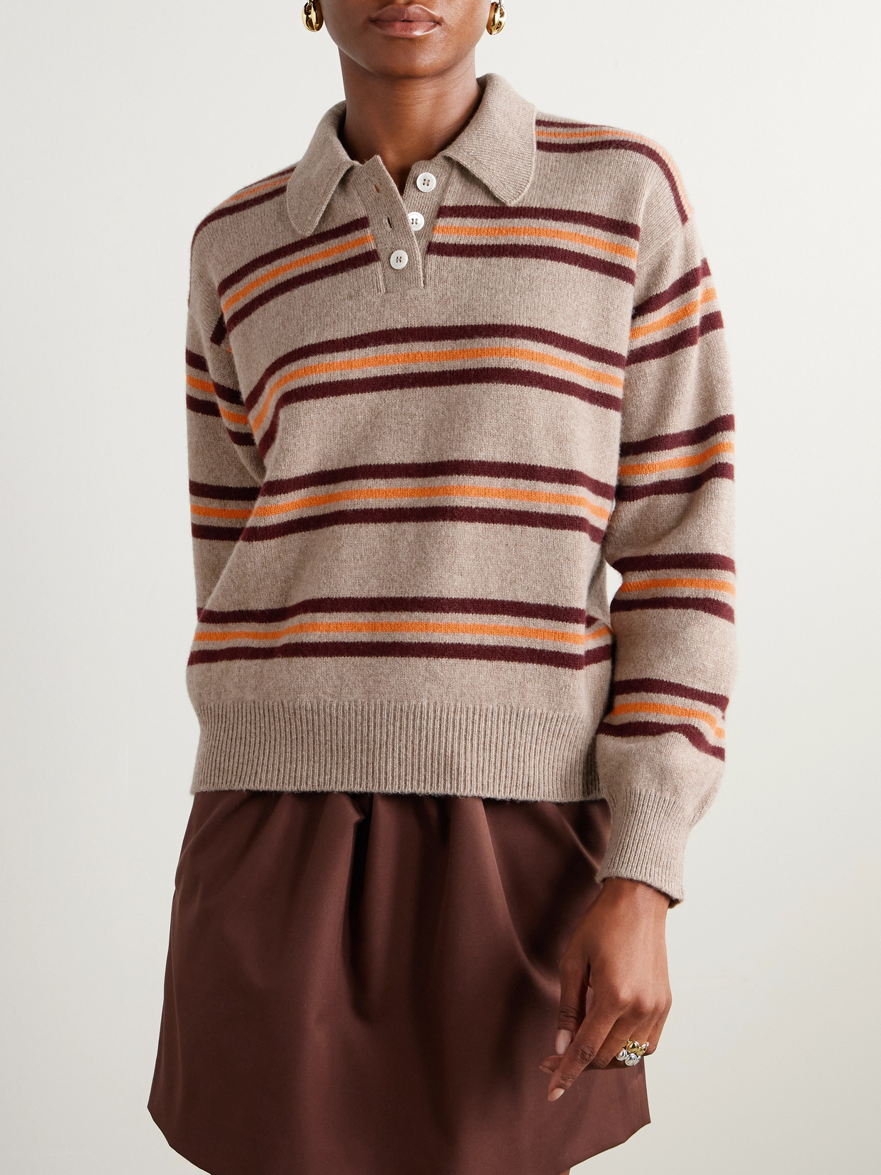 &Daughter - Edith Striped Polo