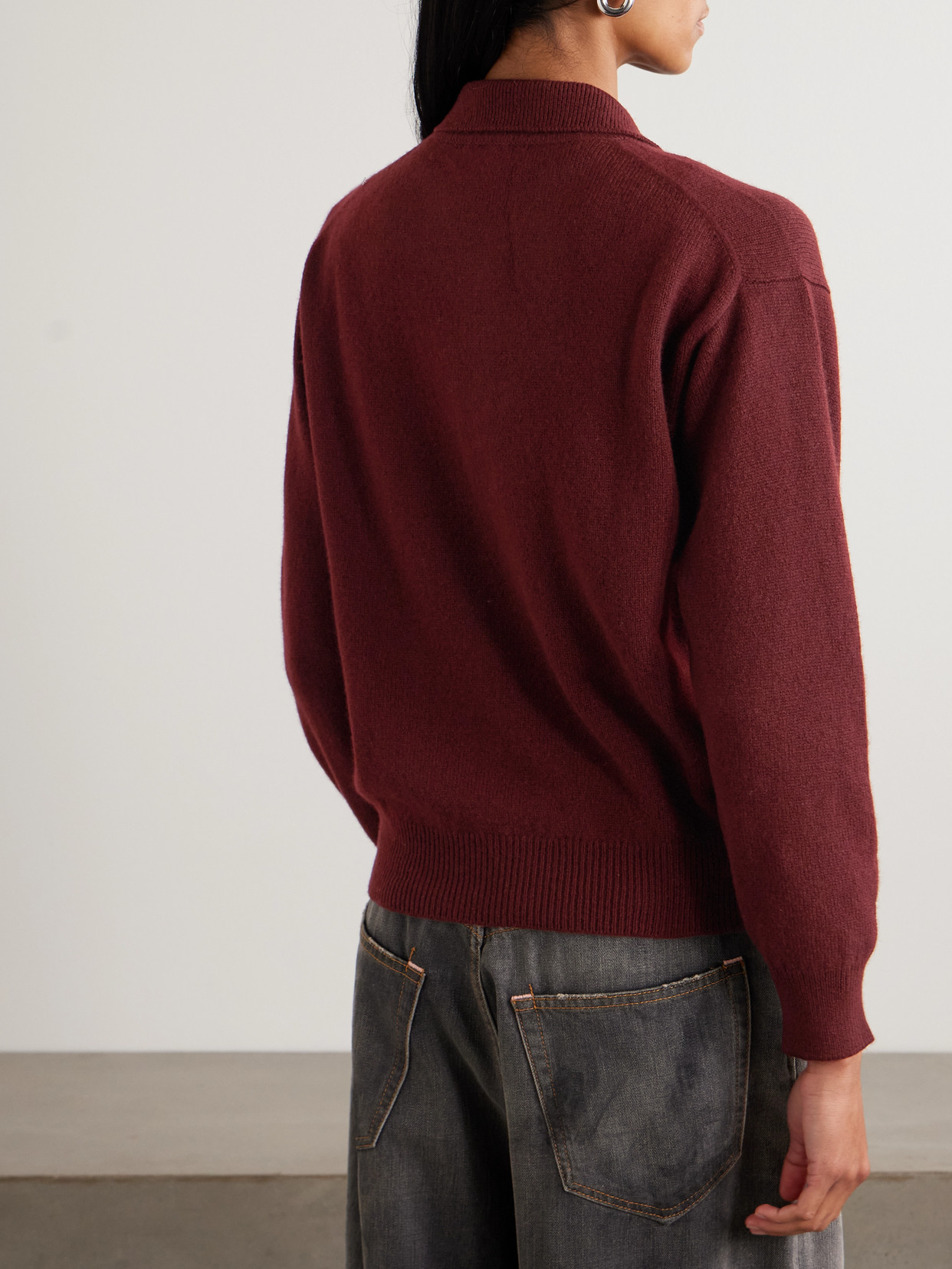 &Daughter - Edith Wool Polo Sweater