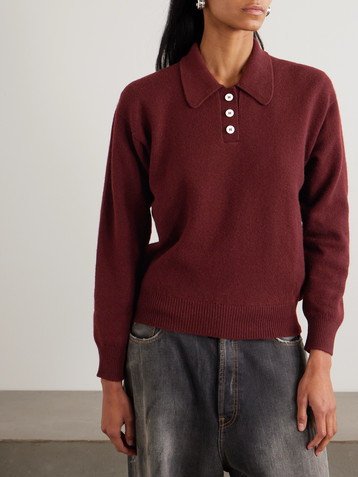 &DAUGHTER Edith wool polo sweater