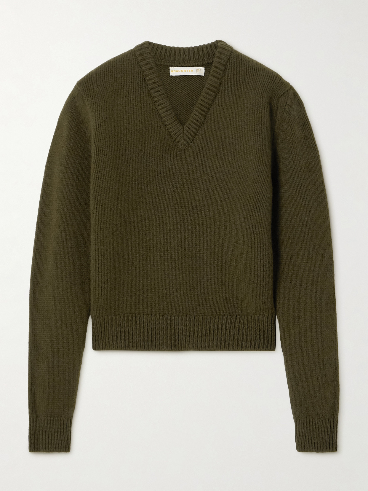 &Daughter - Glenn Wool Sweater - Army green