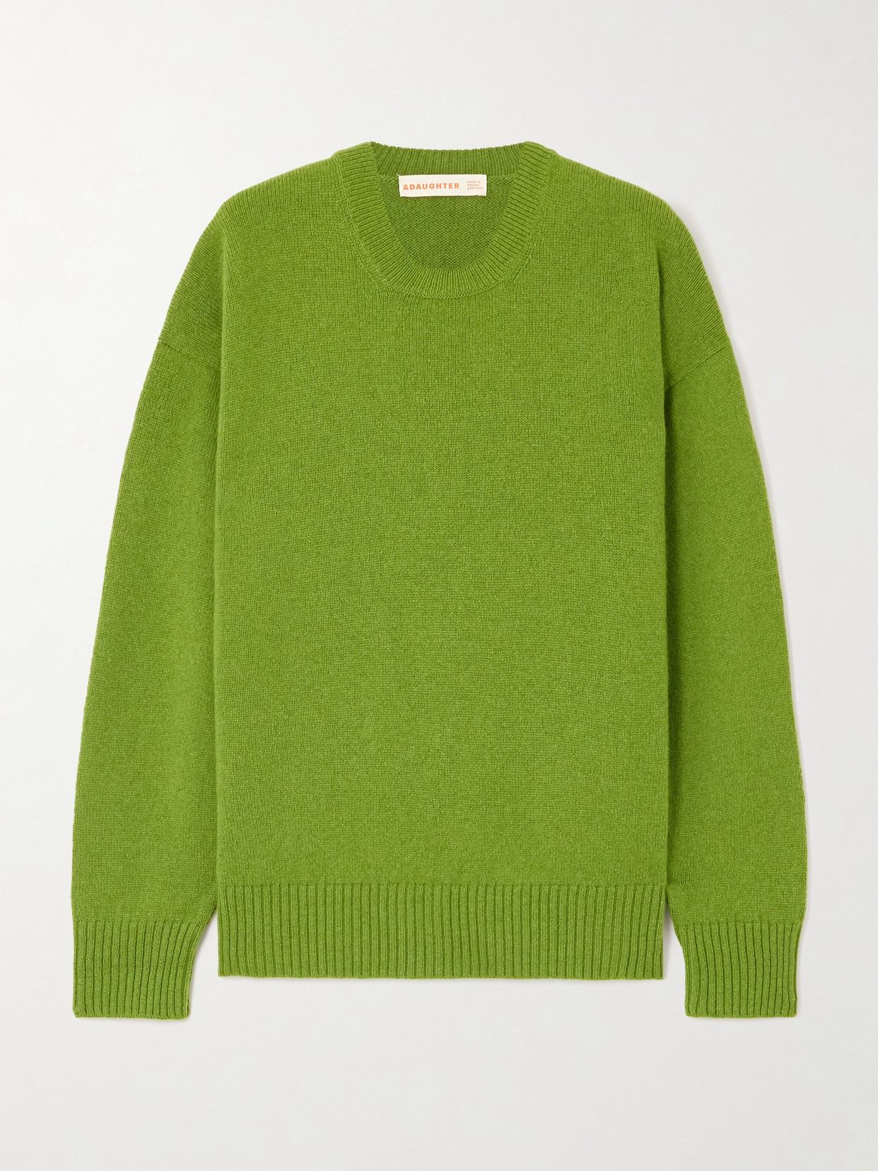 And-daughter Innes Wool Sweater In Green