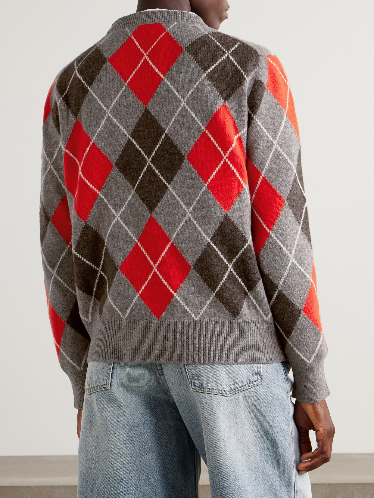 &Daughter - Argyle Checked Sweater
