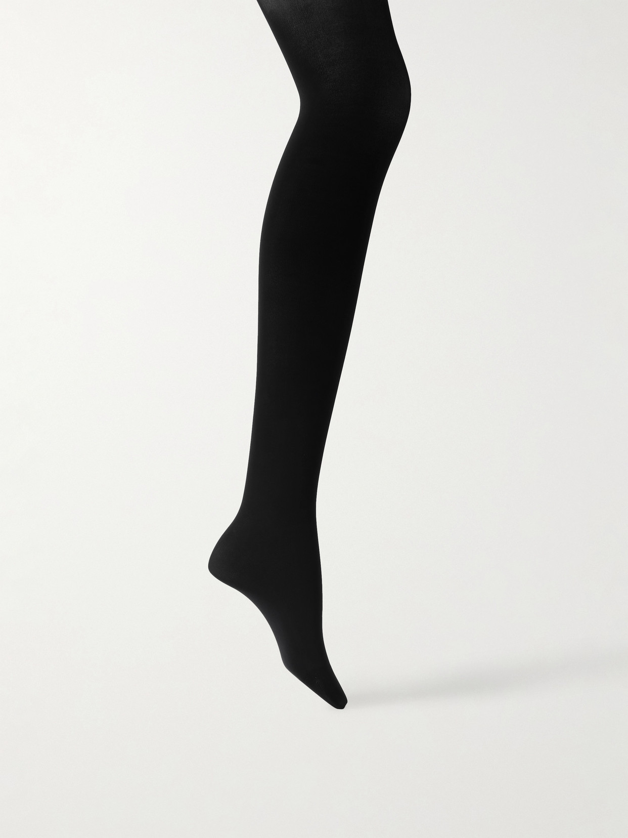 Spanx Luxe Leg High-rise 60 Denier Shaping Tights In Black