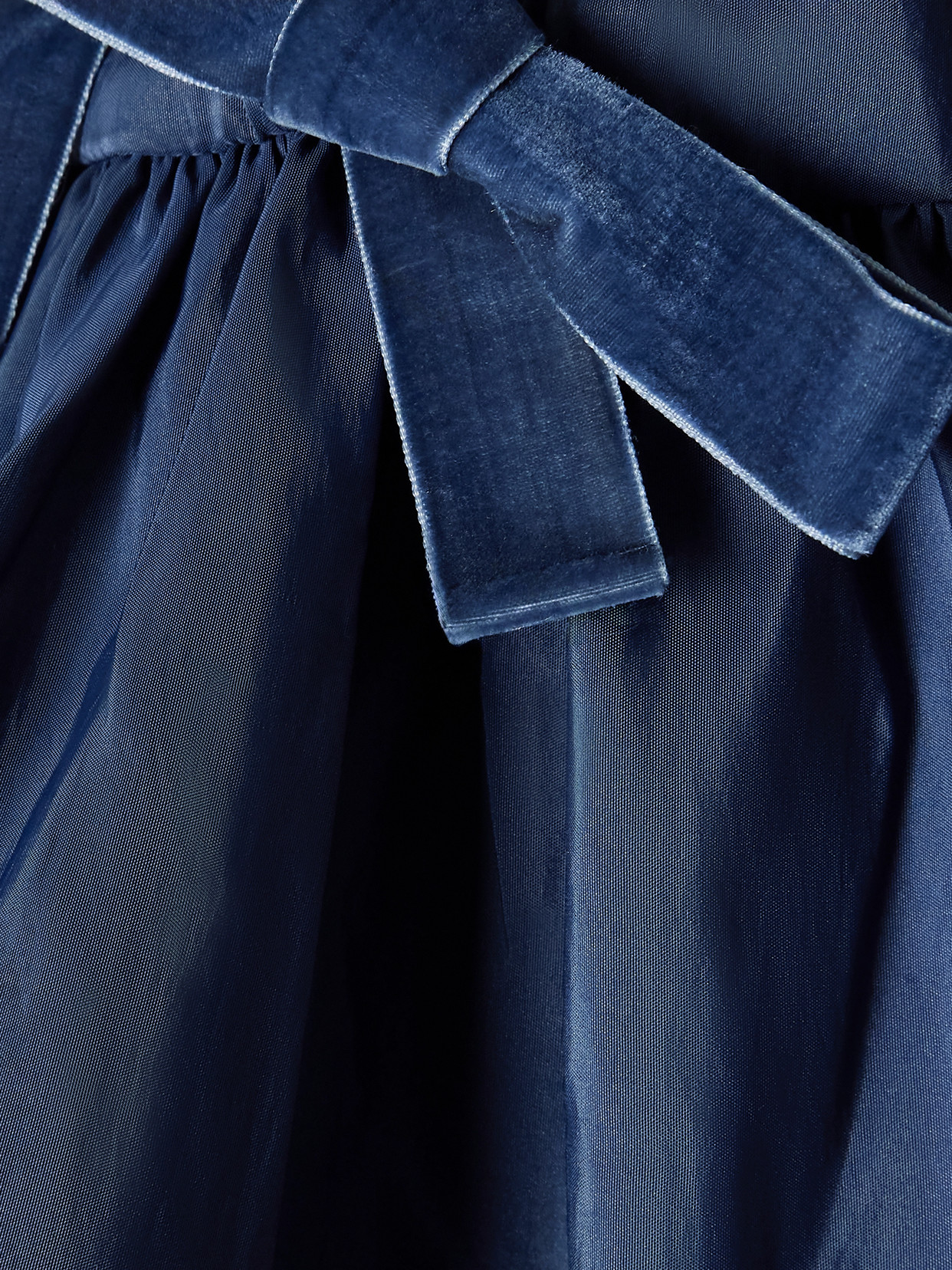 Agata Taffeta-Trimmed Ribbed-Knit Sweater
