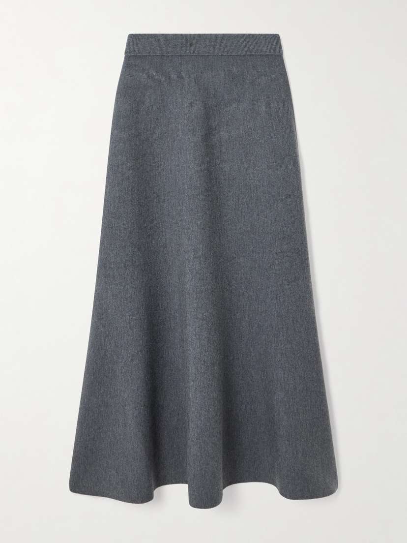 Simkhai Atwood Wool Midi Skirt