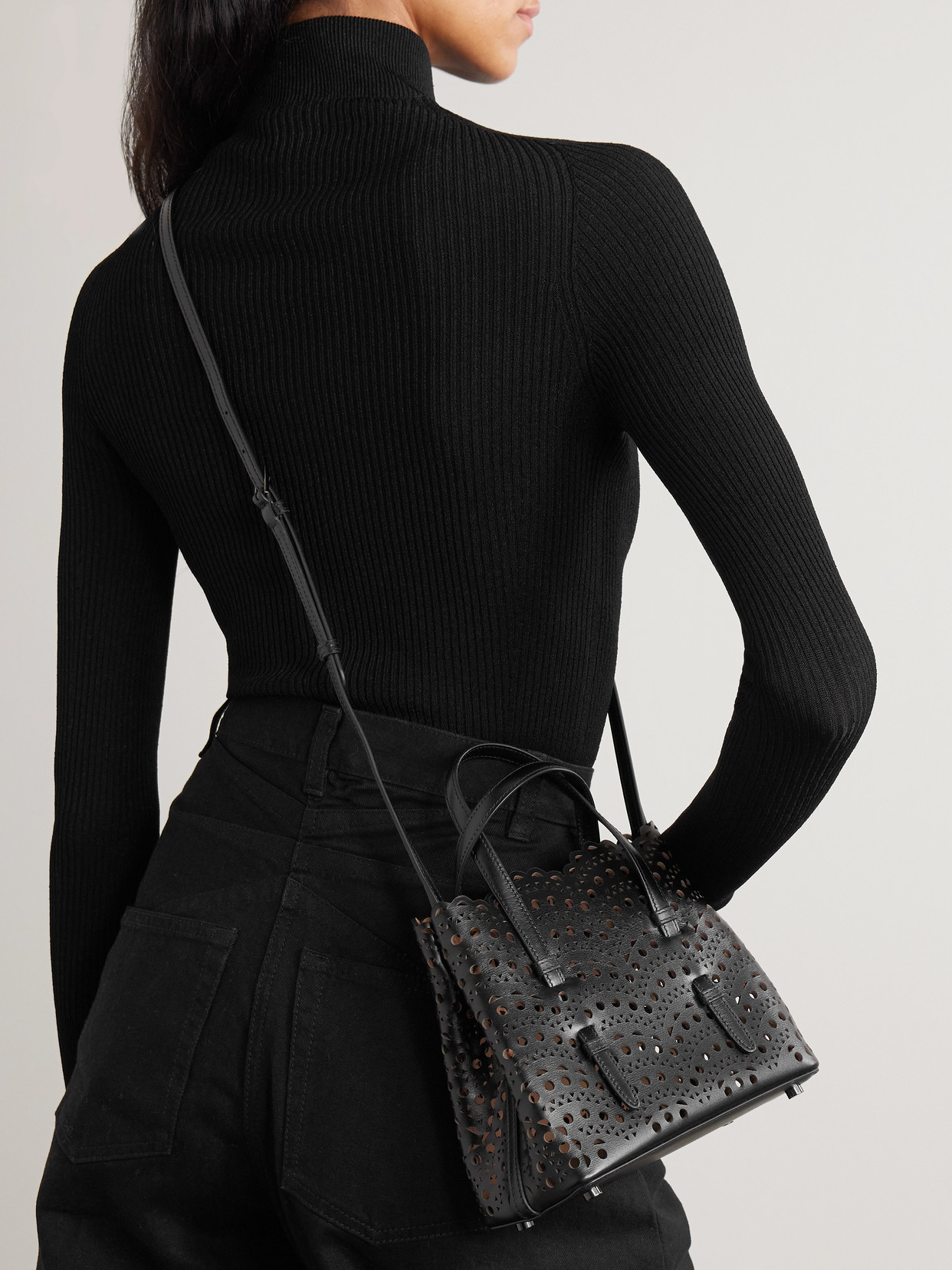 Alaïa - Mina 20 Laser-Cut Leather Tote