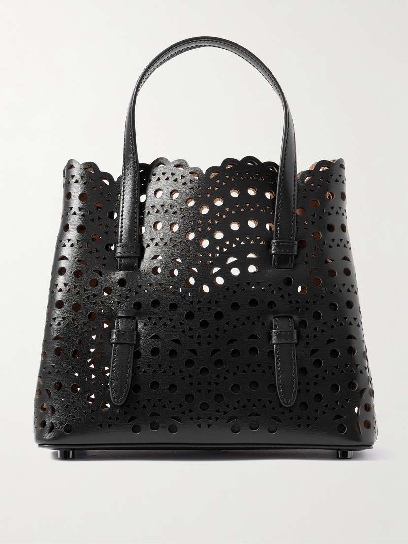 Alaïa Mina 20 Laser-cut Leather Tote