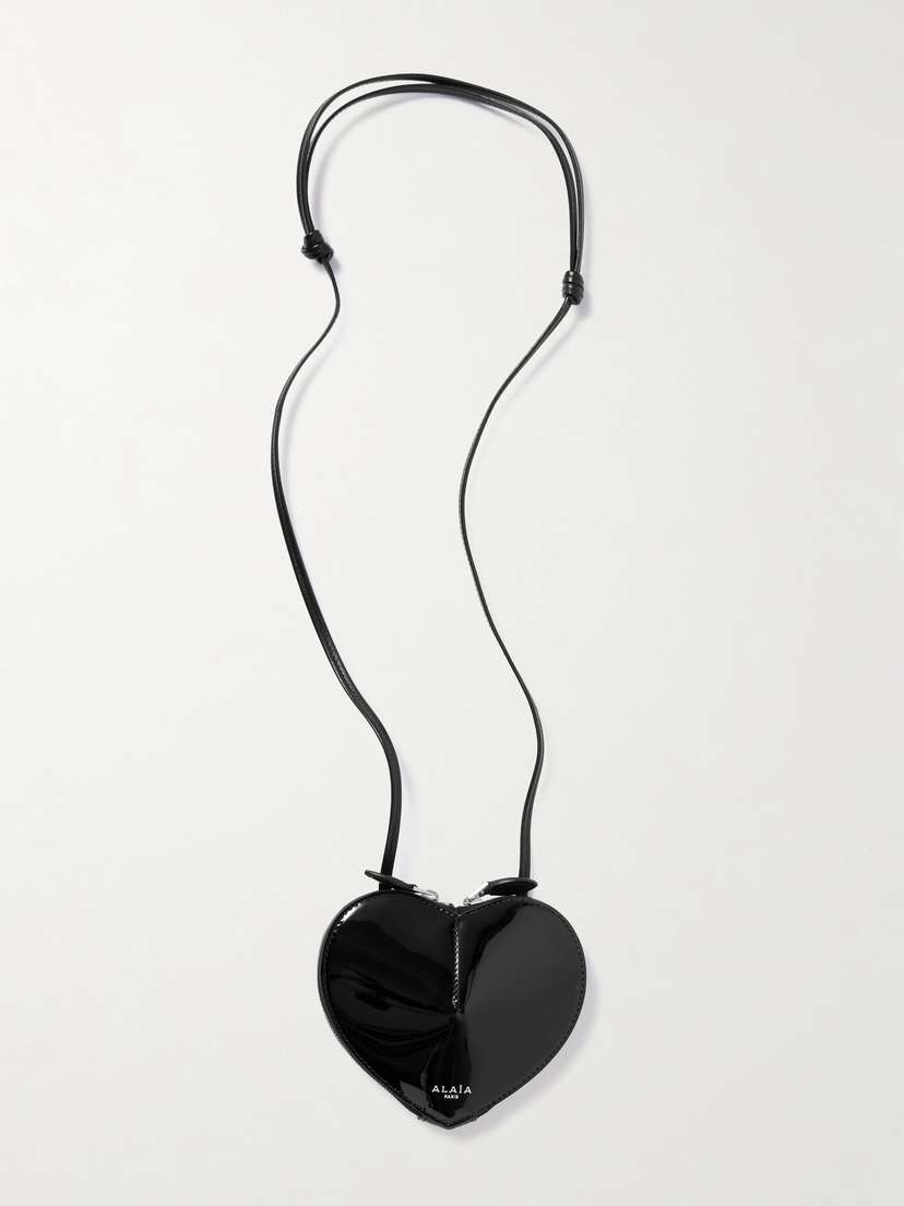 Alaïa Le Coeur Patent-leather Shoulder Bag