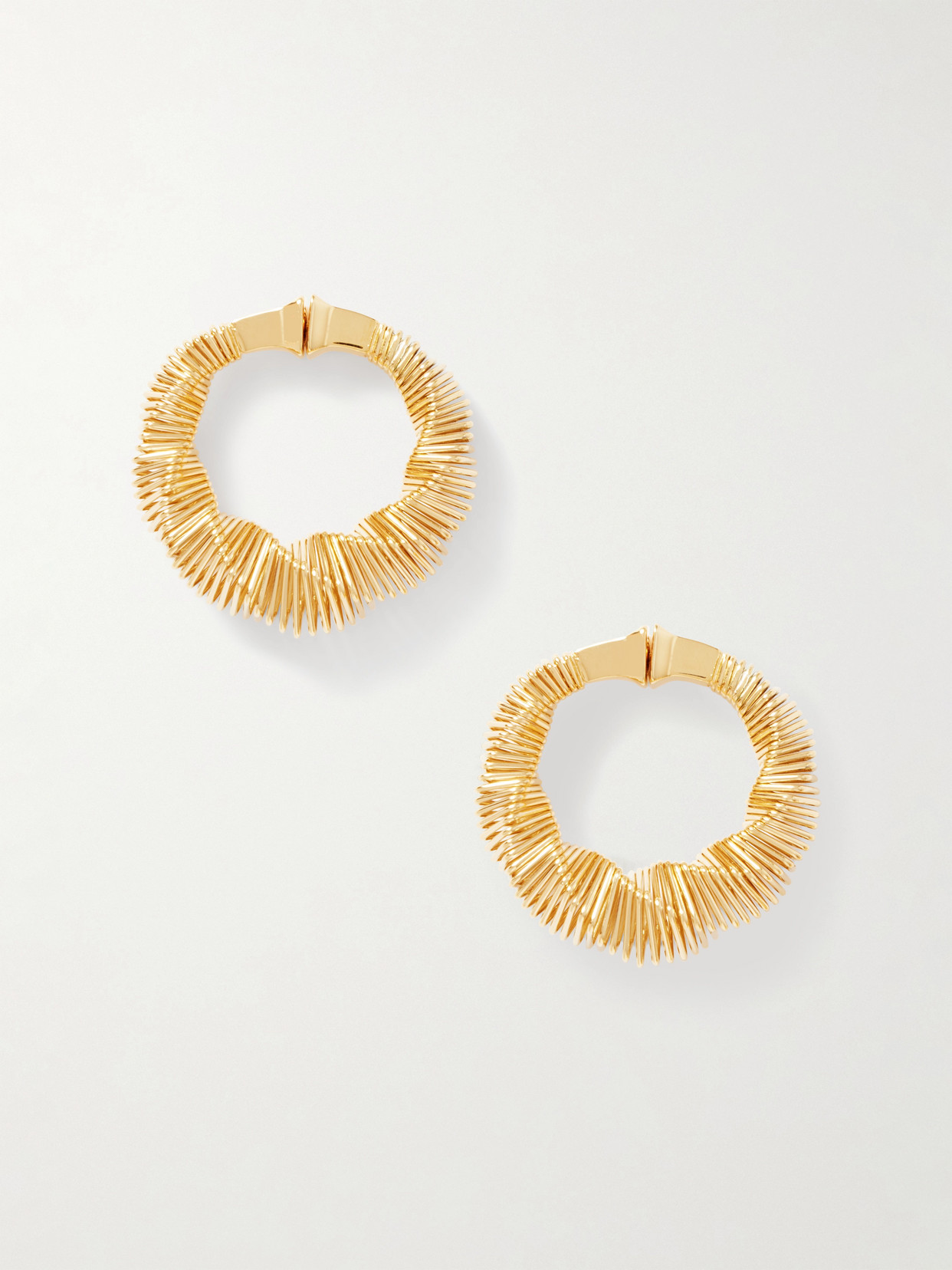 Alaïa Gold-tone Hoop Earrings