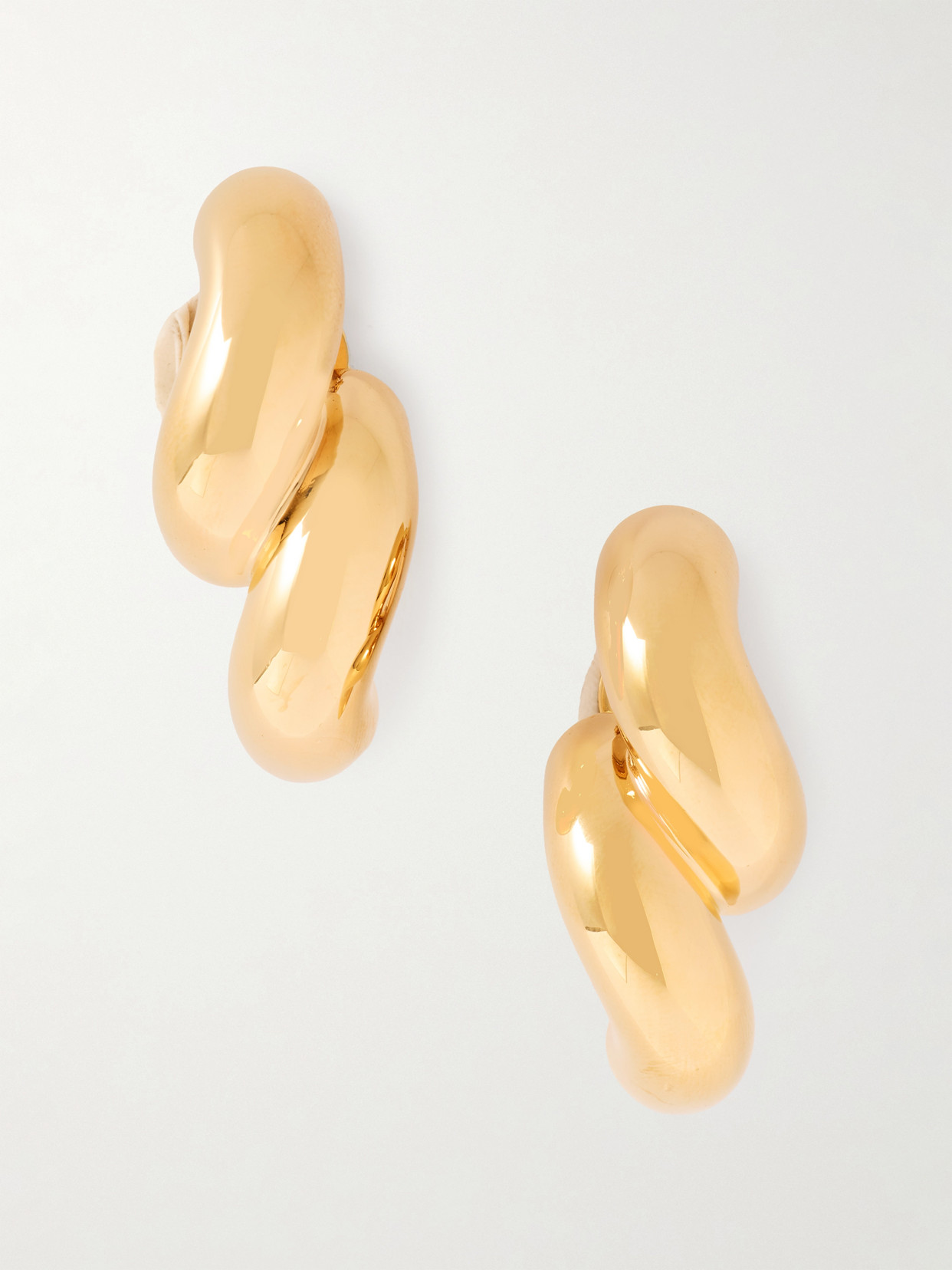 Alaïa Gold-tone Clip Earrings