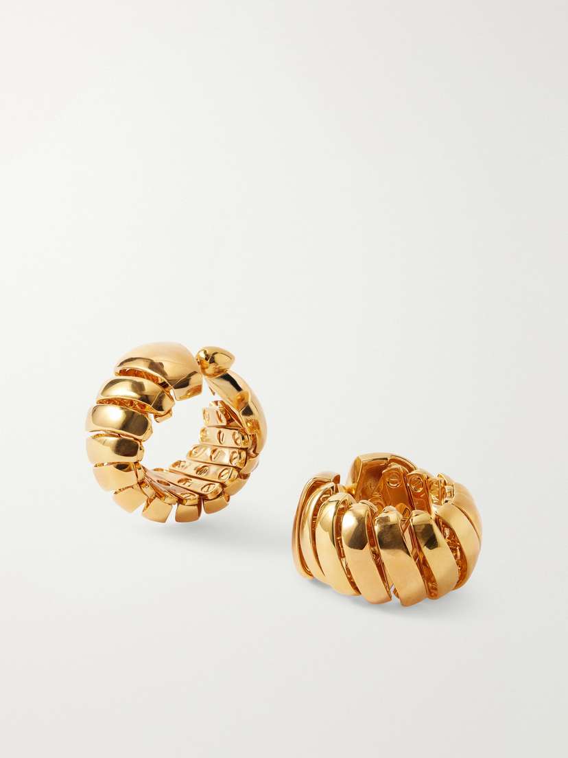 Alaïa tone Hoop Earrings