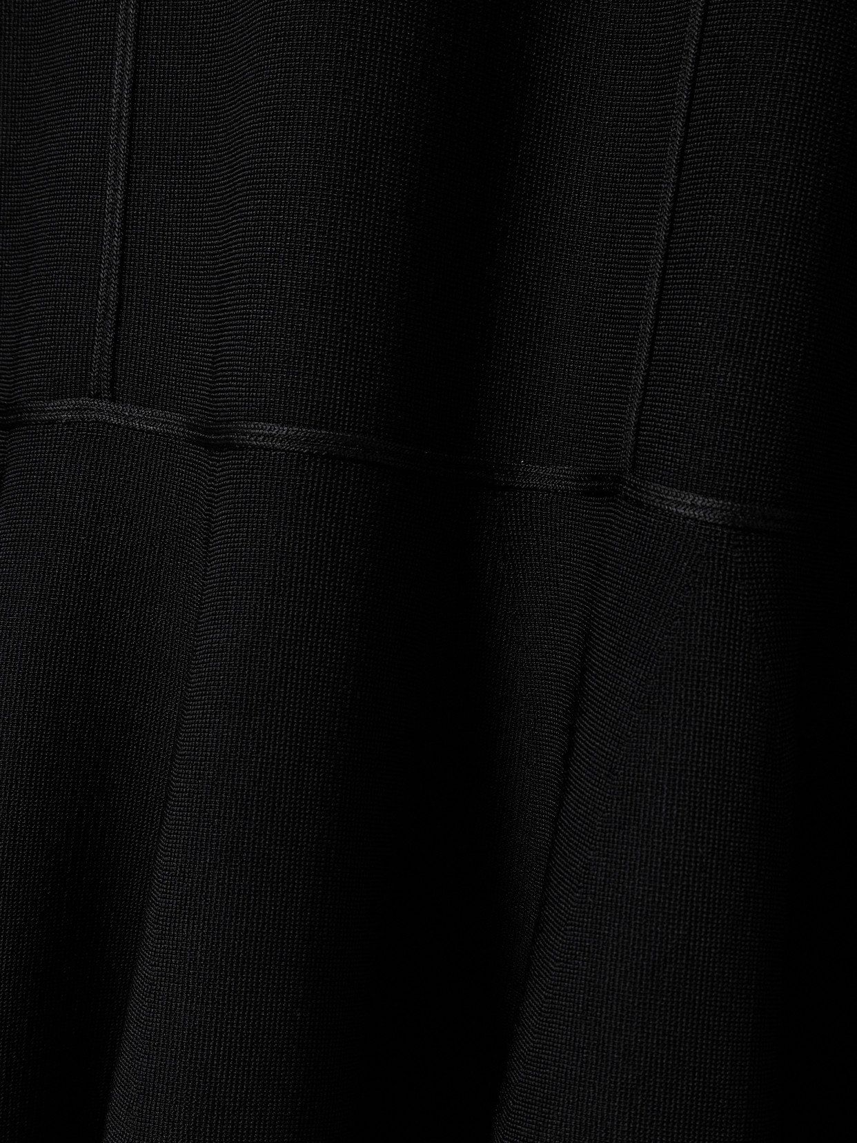 Zimmermann Paneled Ruffled Knitted Midi Dress In Black