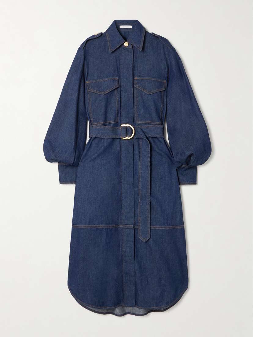 Zimmermann Denim Midi Shirt Dress
