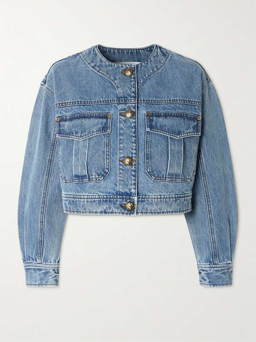Zimmermann Cropped Denim Jacket
