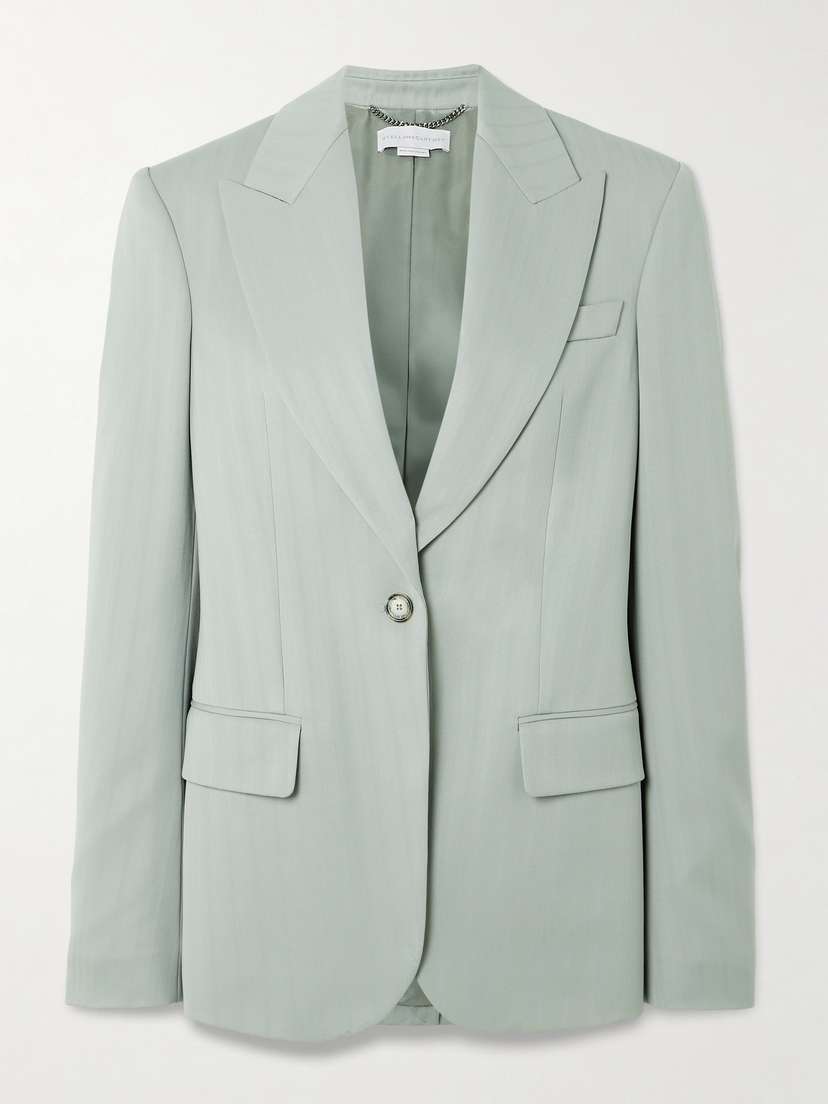 Stella McCartney Striped Wool-jacquard Blazer