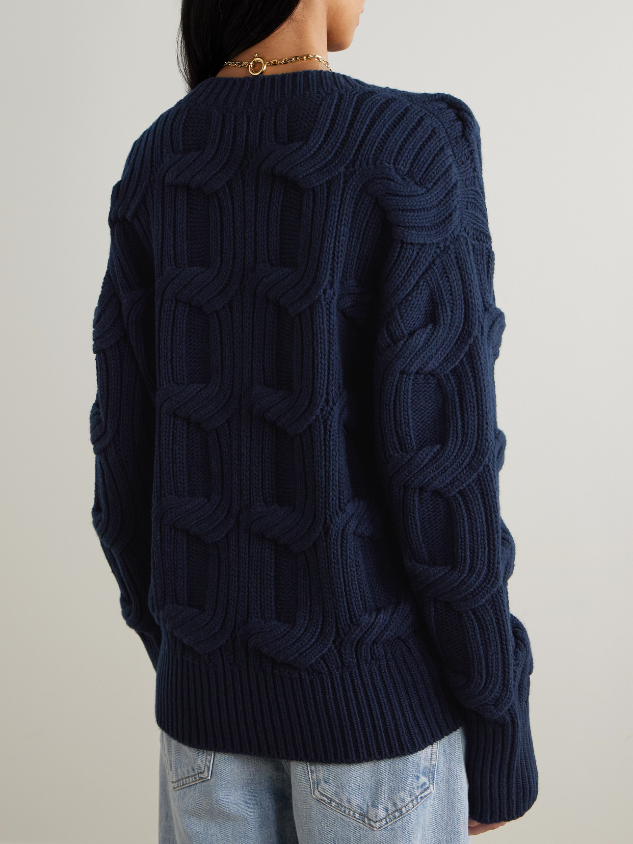 Falabella Cable-Knit Sweater