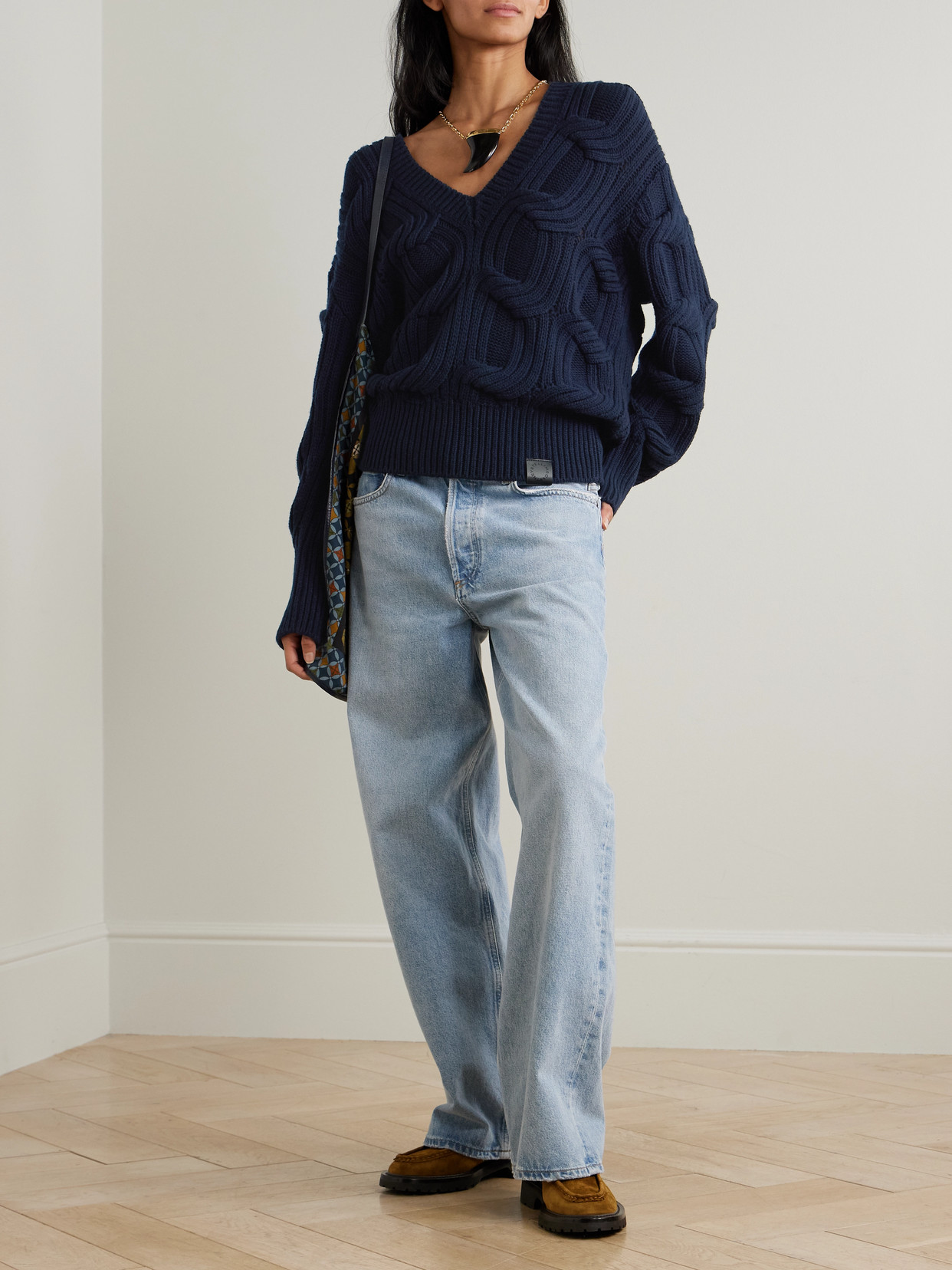 Falabella Cable-Knit Sweater