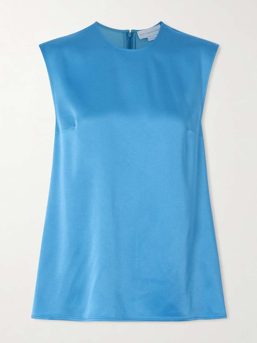 Stella McCartney Darted Satin Top