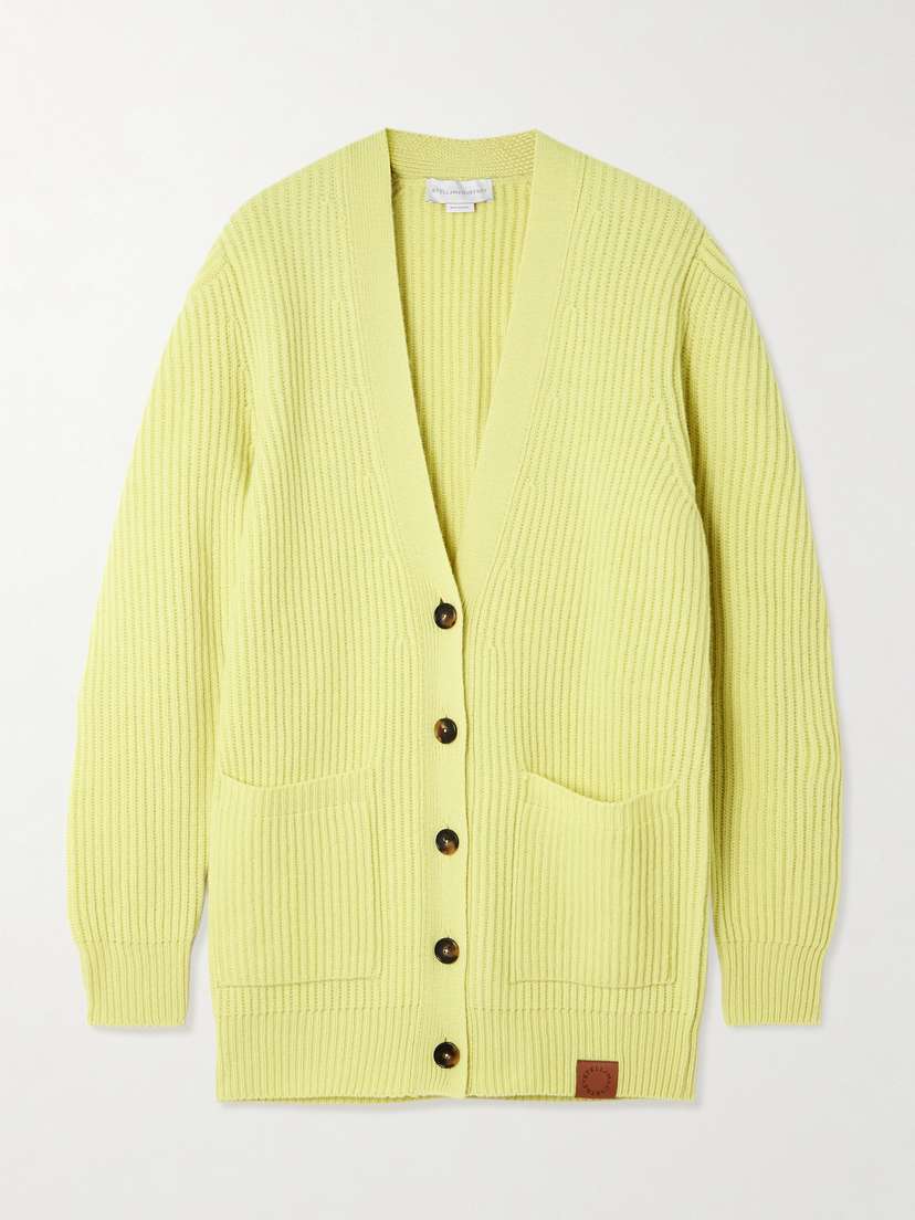 Stella McCartney Ribbed Wool Cardigan
