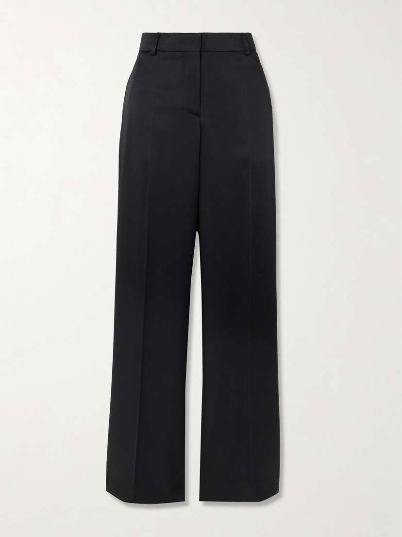 Stella McCartney Satin Wide-leg Pants