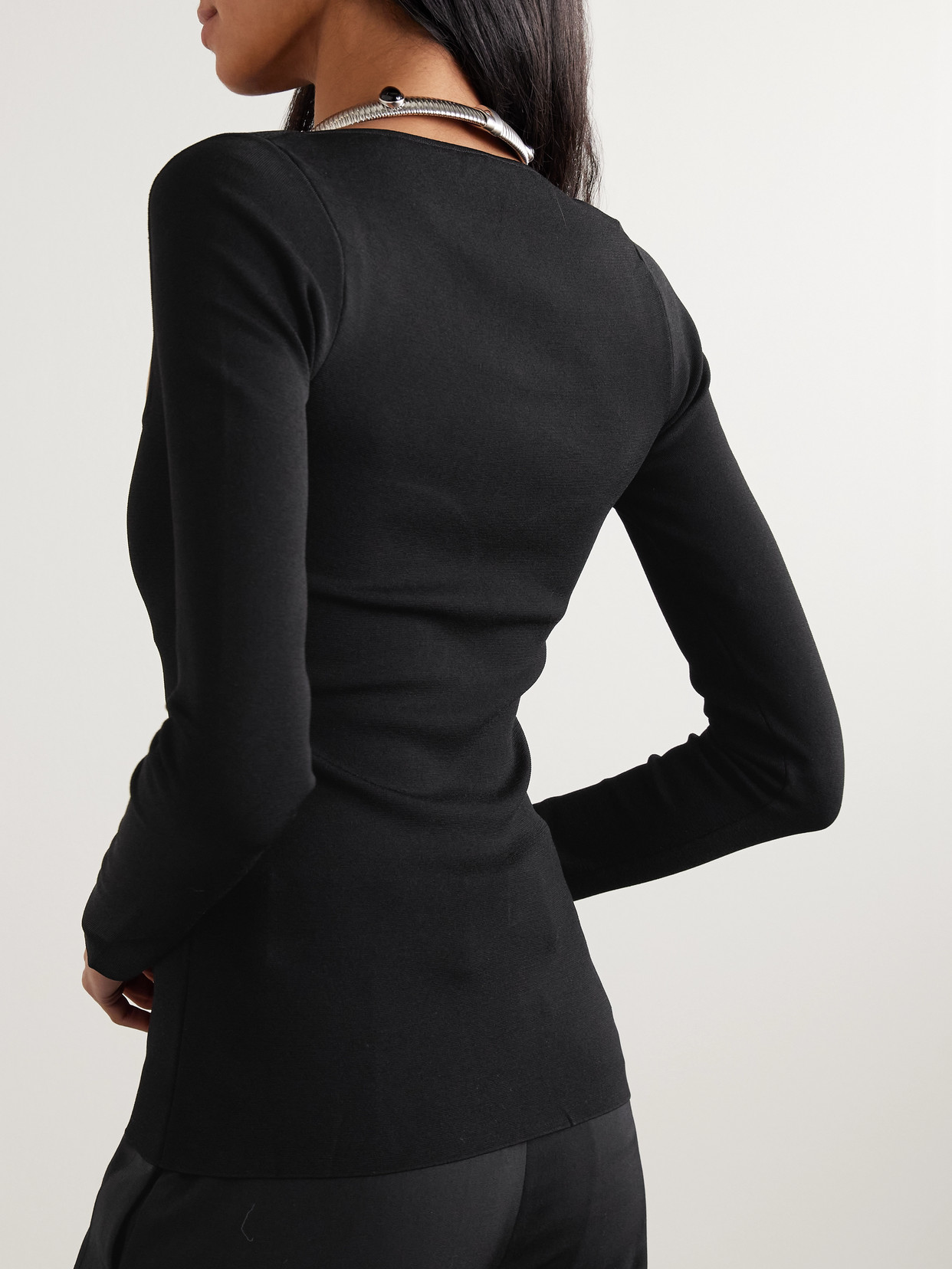 Stella Mccartney Knitted Top In Multi