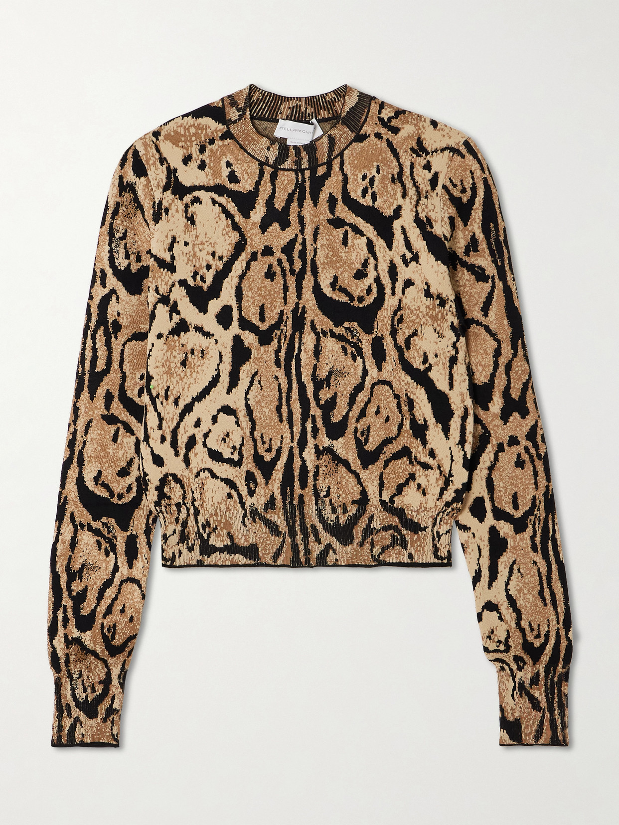 Stella Mccartney Cloud Jacquard-knit Sweater In Multi