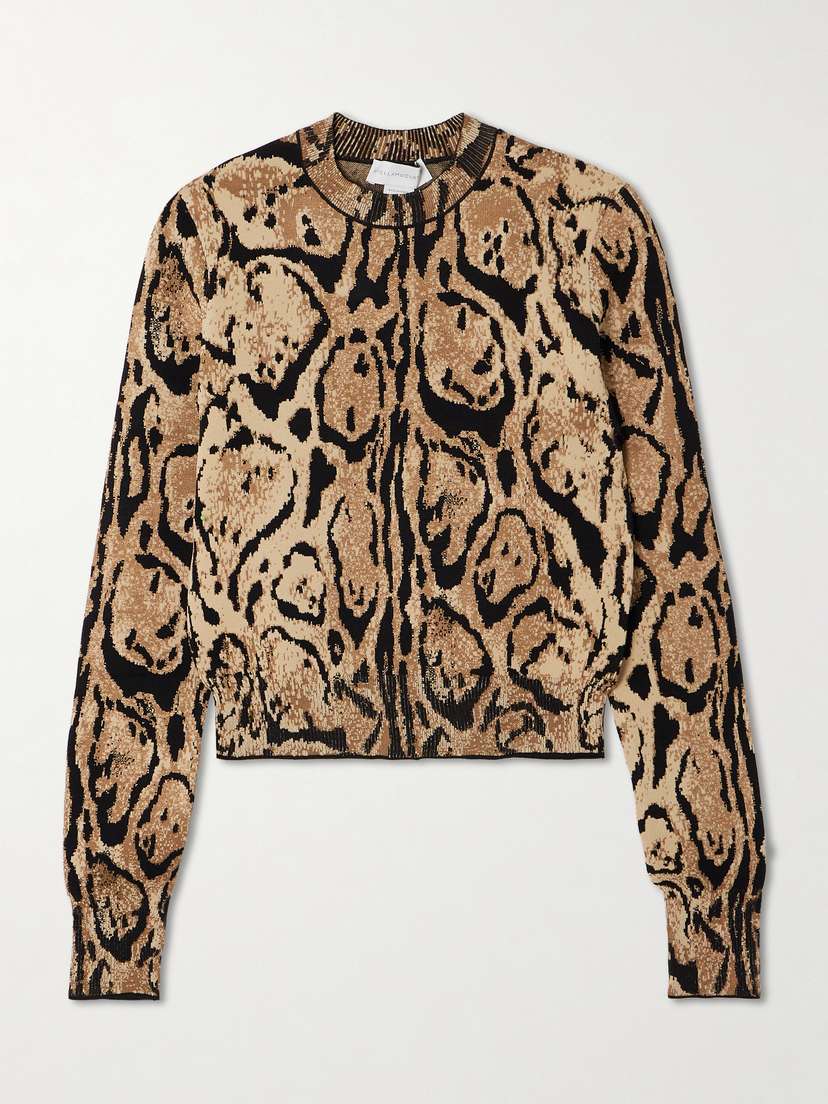 Stella McCartney Cloud Jacquard-knit Sweater