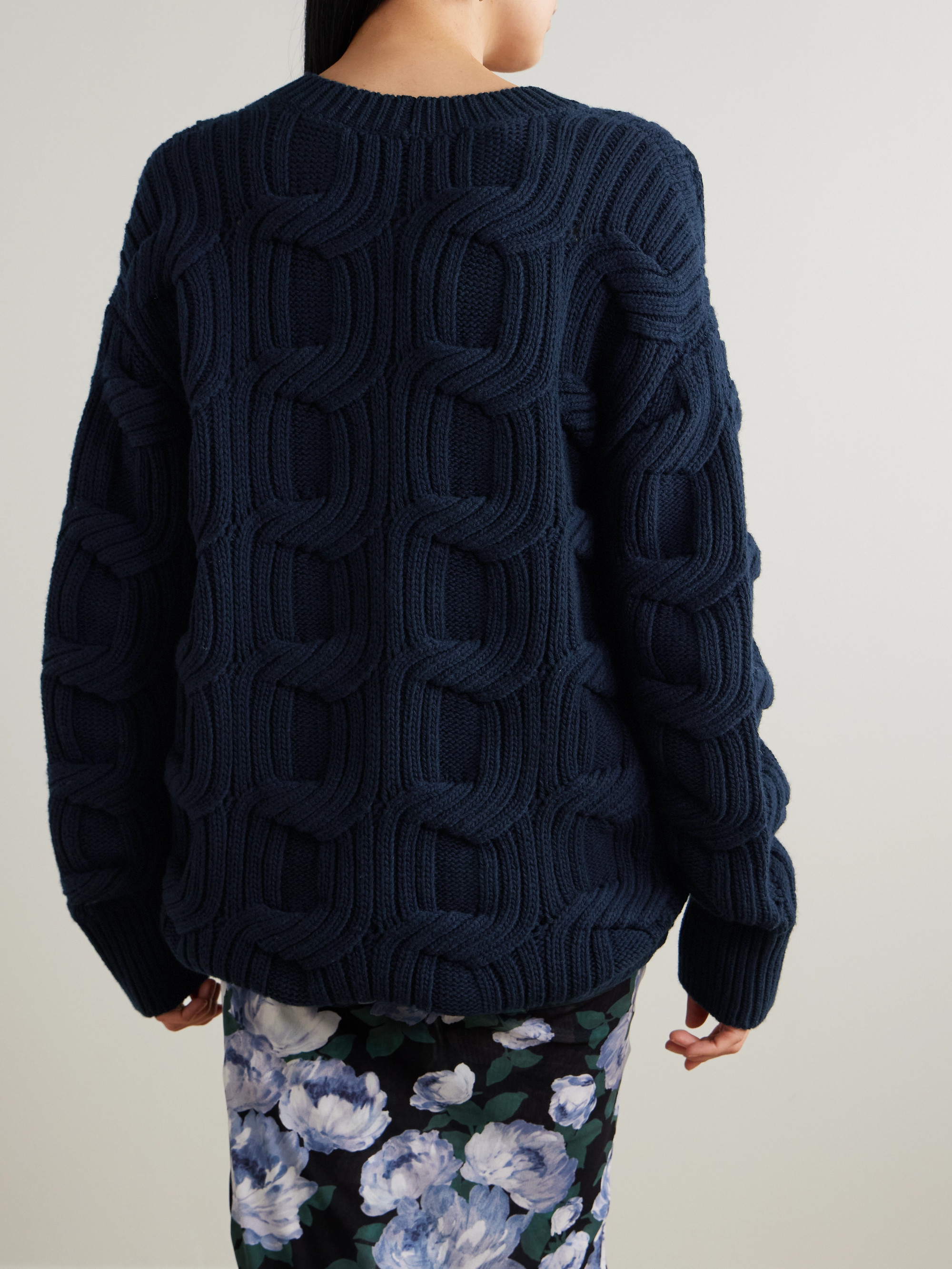 Stella McCartney ネイビー セーター　M Stella McCartney ネイビー セーター M