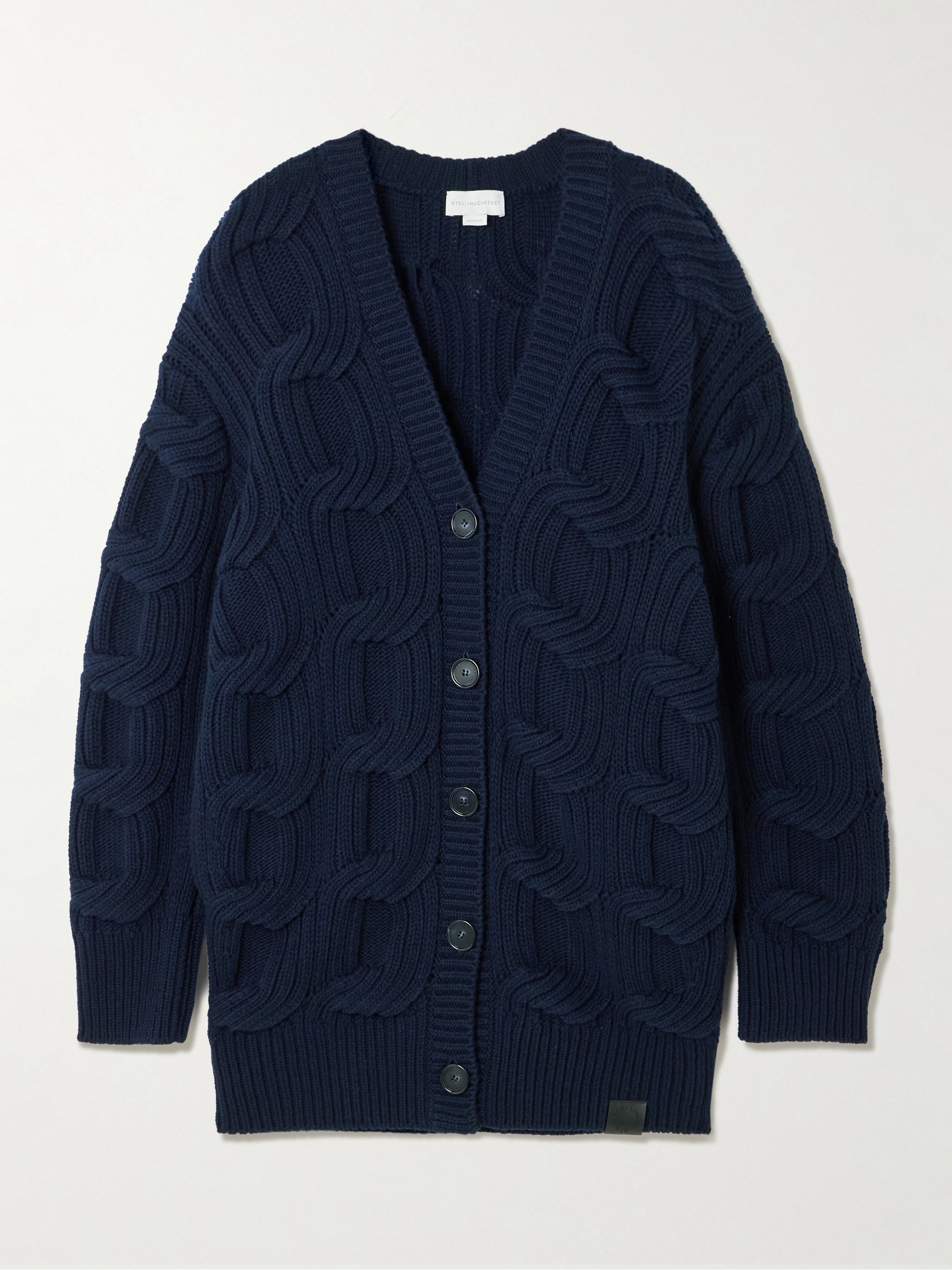 Stella McCartney ニットカーディガン 36 Stella McCartney - Cable-knit wool cardigan | Plush