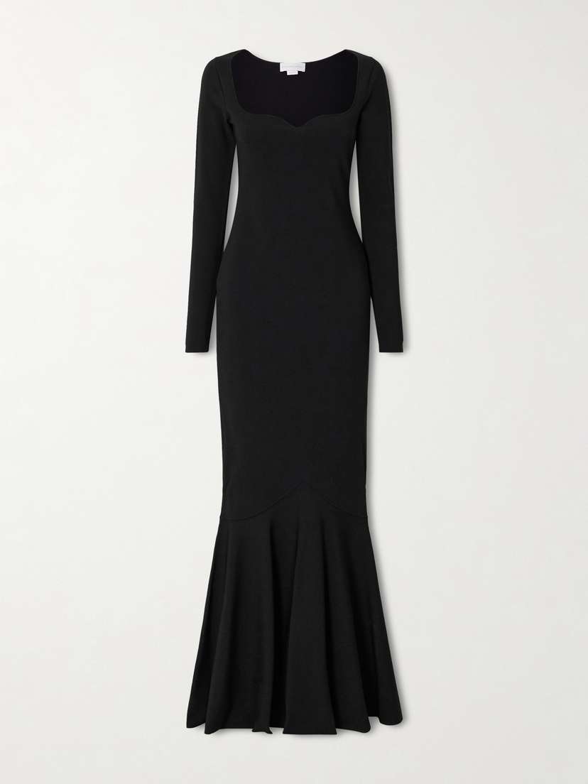 Stella McCartney Flared Stretch-jersey Bustier Gown