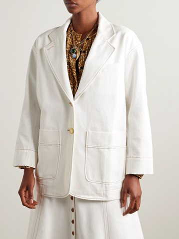 MAISON MAYLE James oversized denim blazer