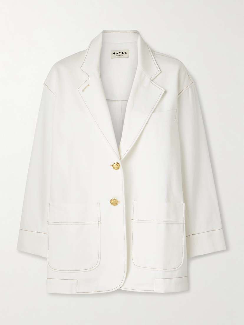 MAISON MAYLE James Oversized Denim Blazer