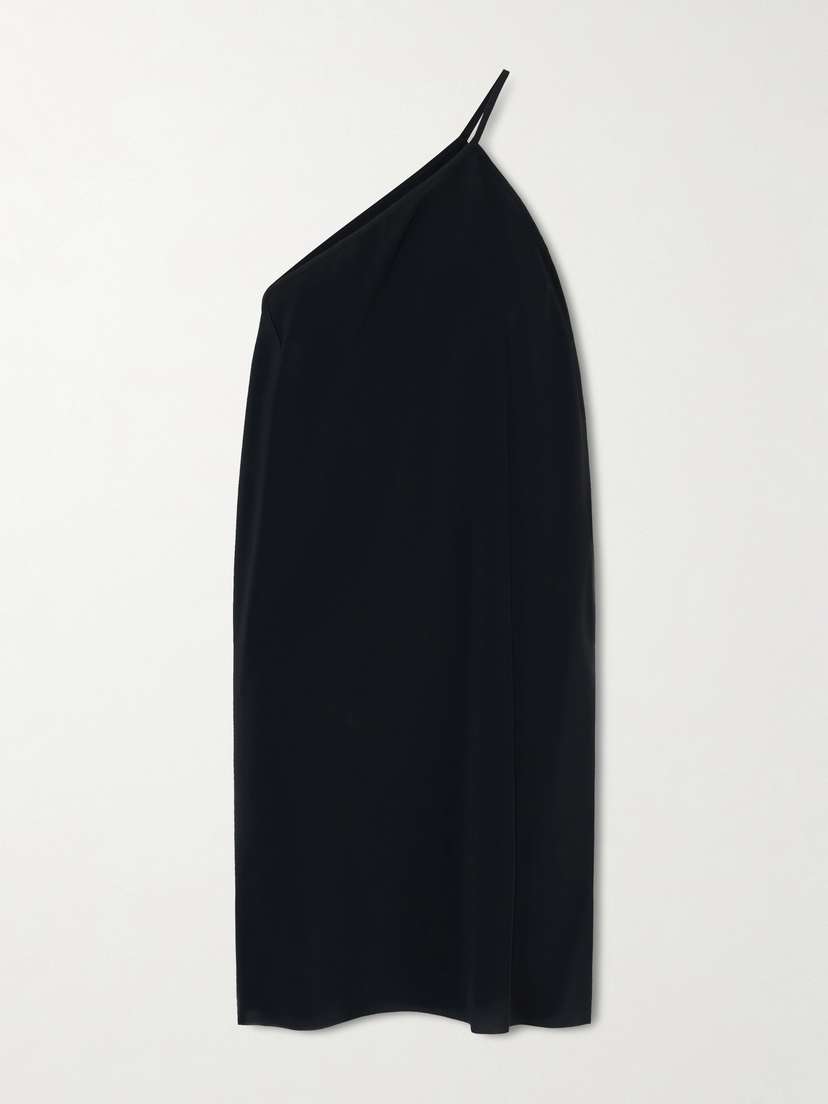 Rick Owens One-shoulder Crepe Mini Dress