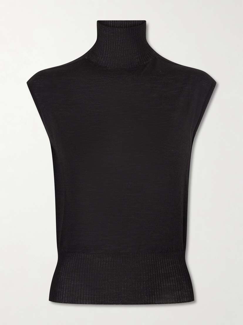 Rick Owens Wool Turtleneck Top